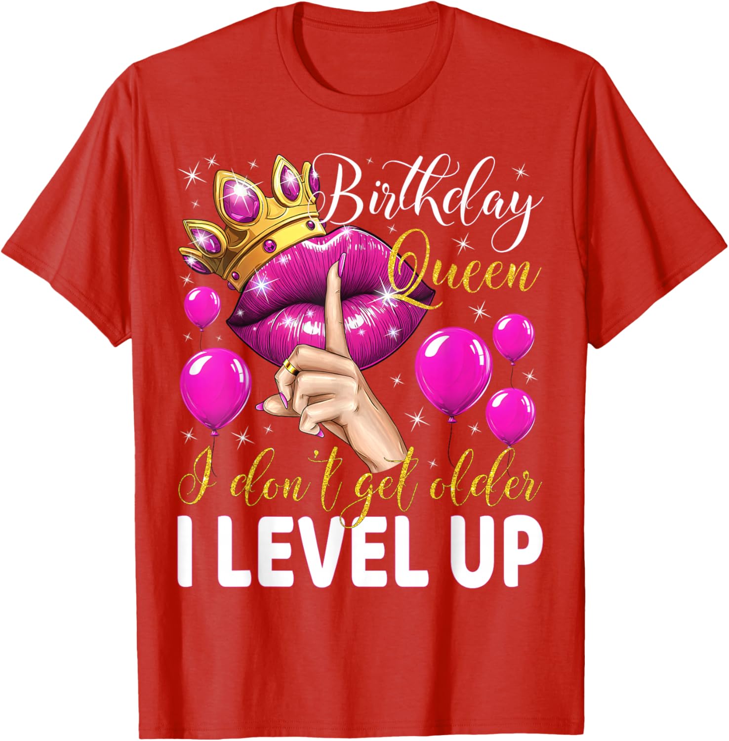 Birthday Queen Level Up T-Shirt for Fun Birthday Celebrations - 14