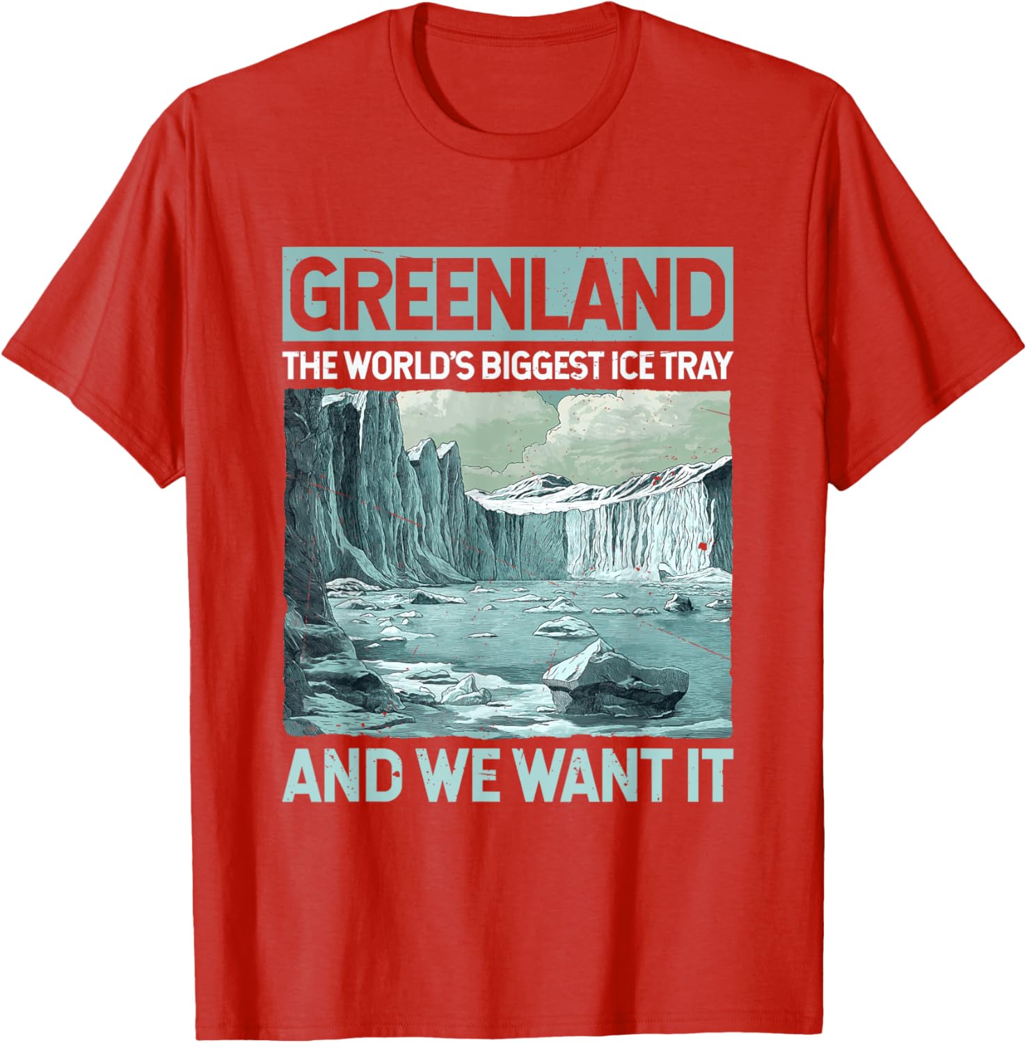 World's Biggest Ice Tray Costume T-Shirt for Fun Celebrations - 1