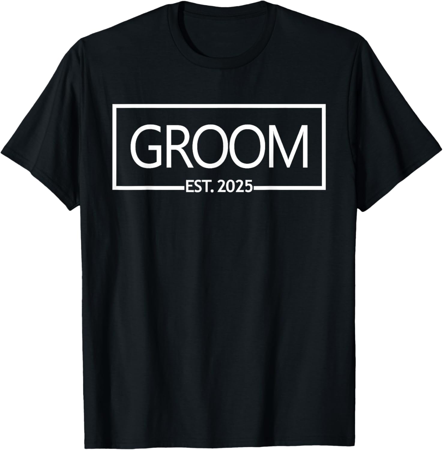 Groom Est. 2025 Bachelor Party T-Shirt for Future Husbands - 24