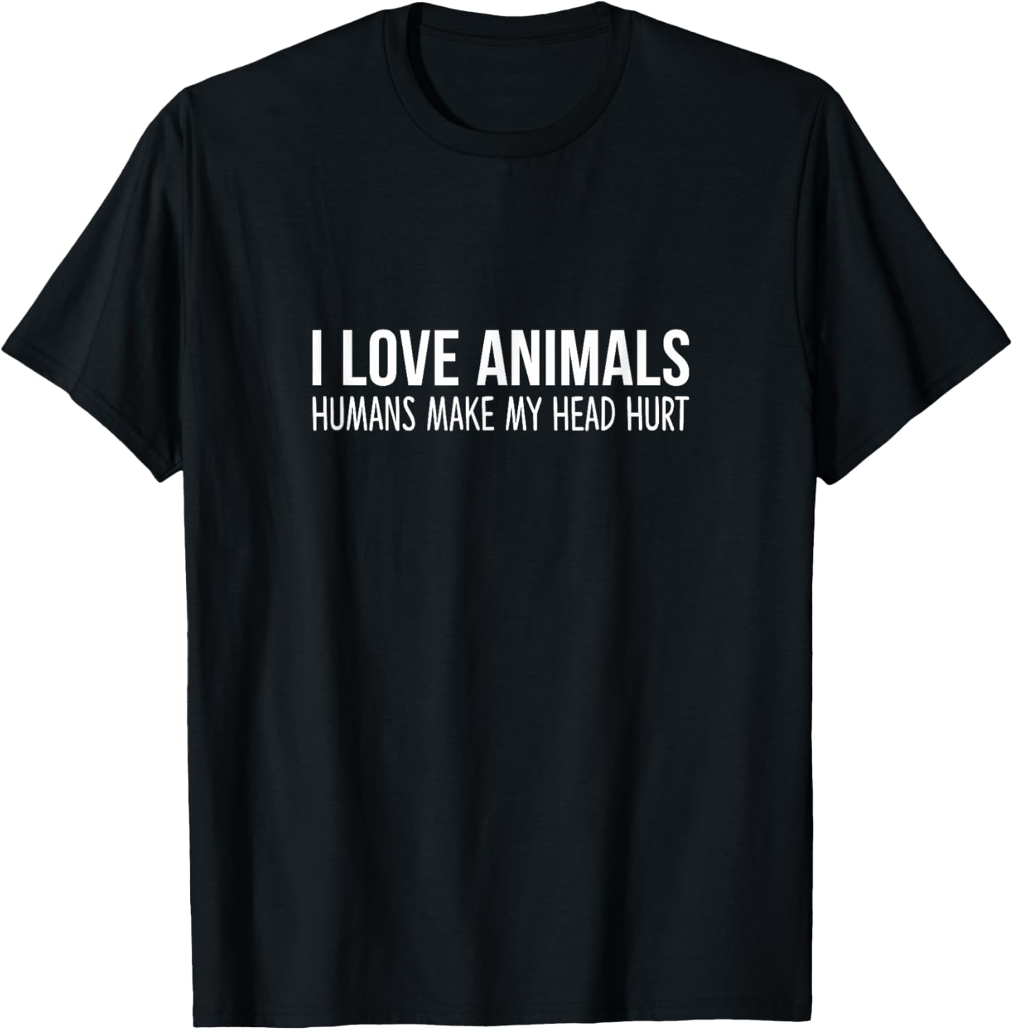 I Love Animals T-Shirt for Pet Lovers – Fun Design for Animal Fans - 1