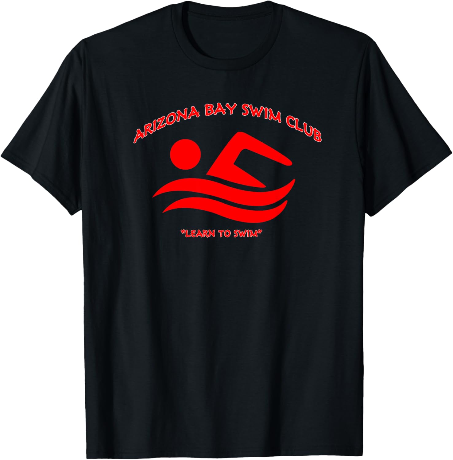Red Swim Club Bay Arizona T-Shirt - Stylish Swimwear Apparel for All - 22