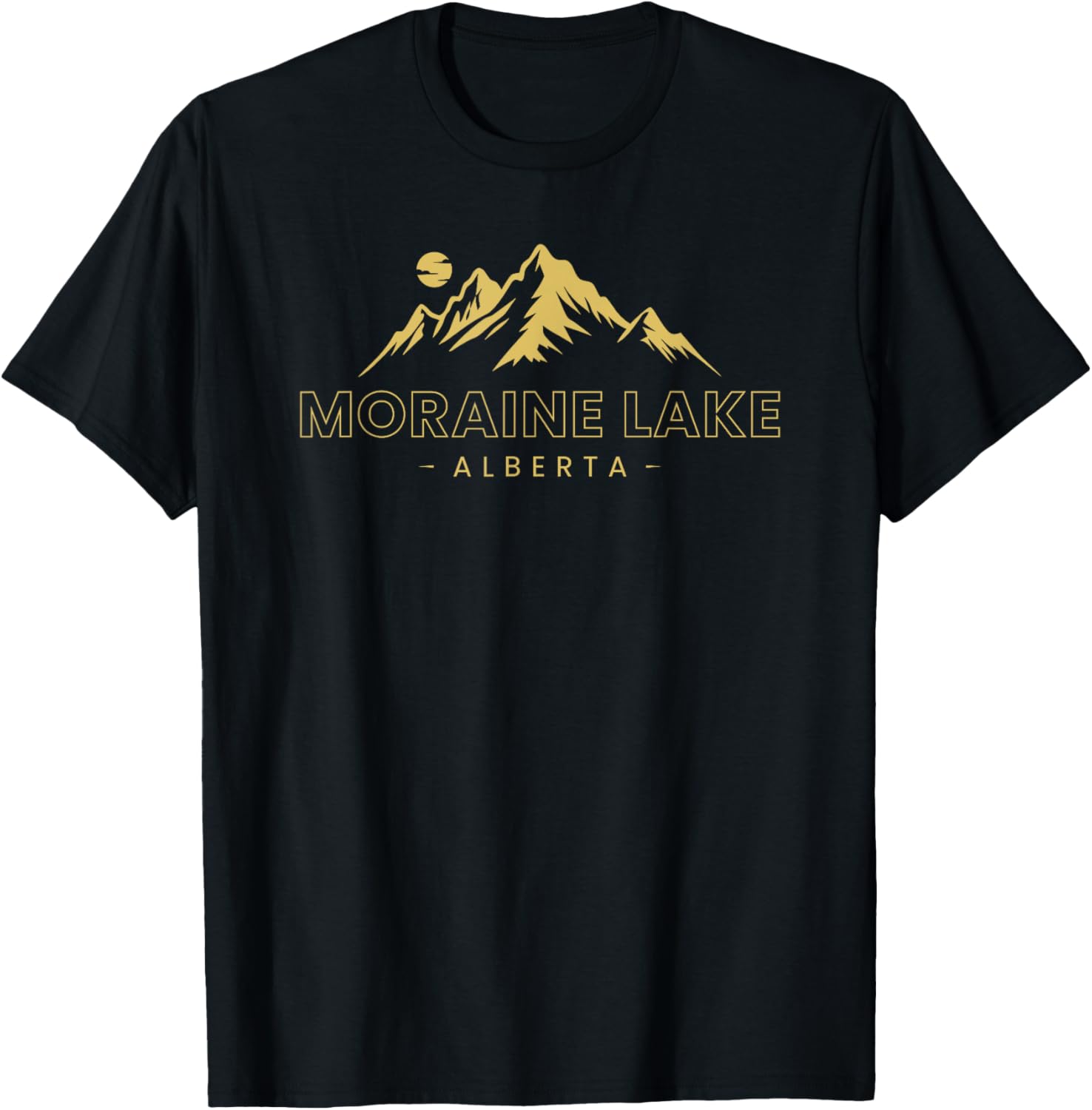 Moraine Lake T-Shirt - Scenic Alberta Mountains Apparel for Nature Lovers - 1