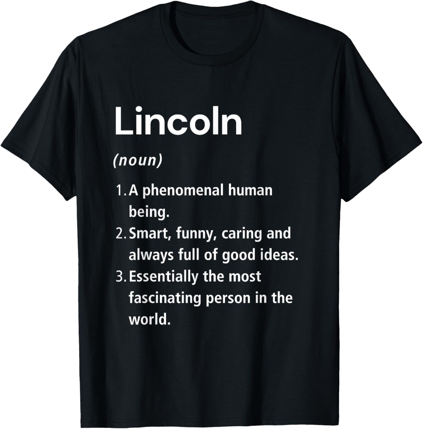 Funny Lincoln Name Definition T-Shirt for Unique Style and Humor - 23