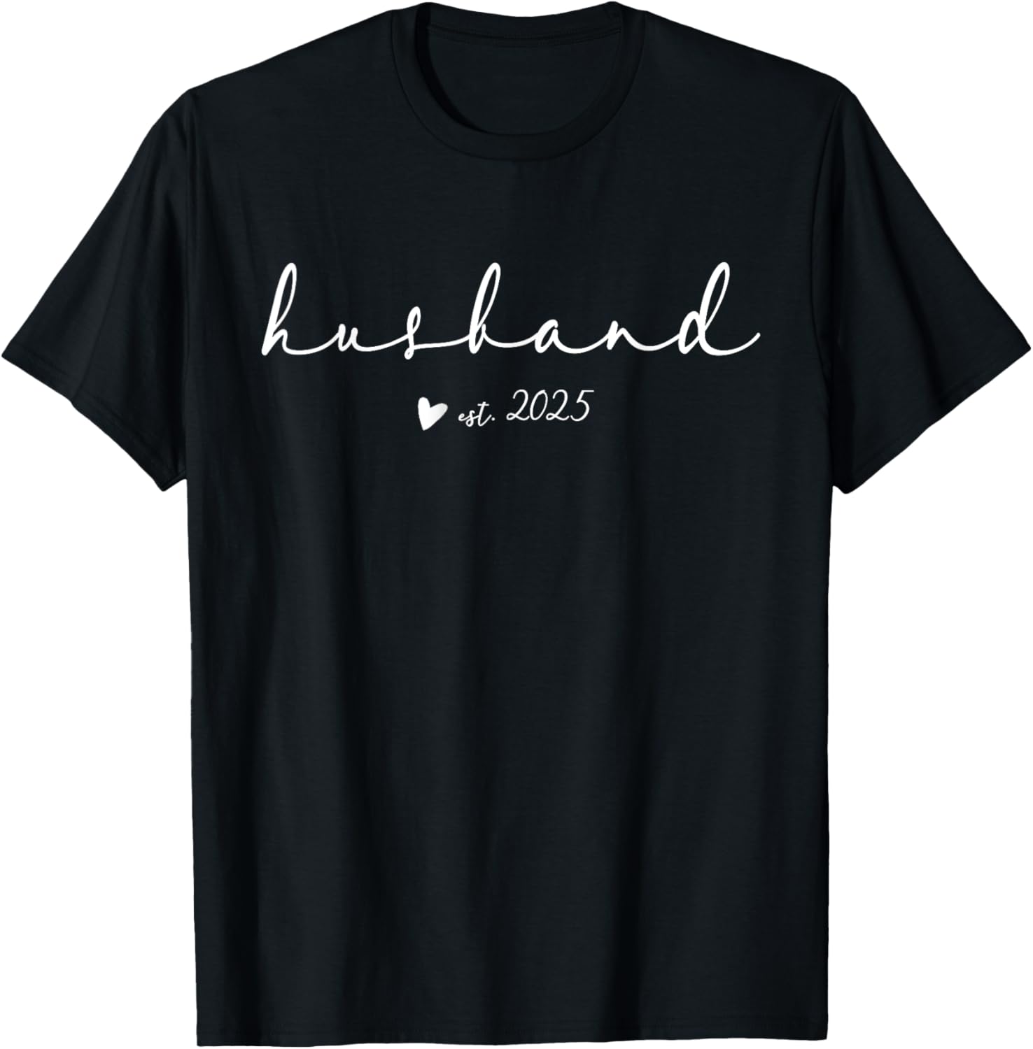 Just Married Husband T-Shirt 2025 Honeymoon Couple Gift Apparel - 8