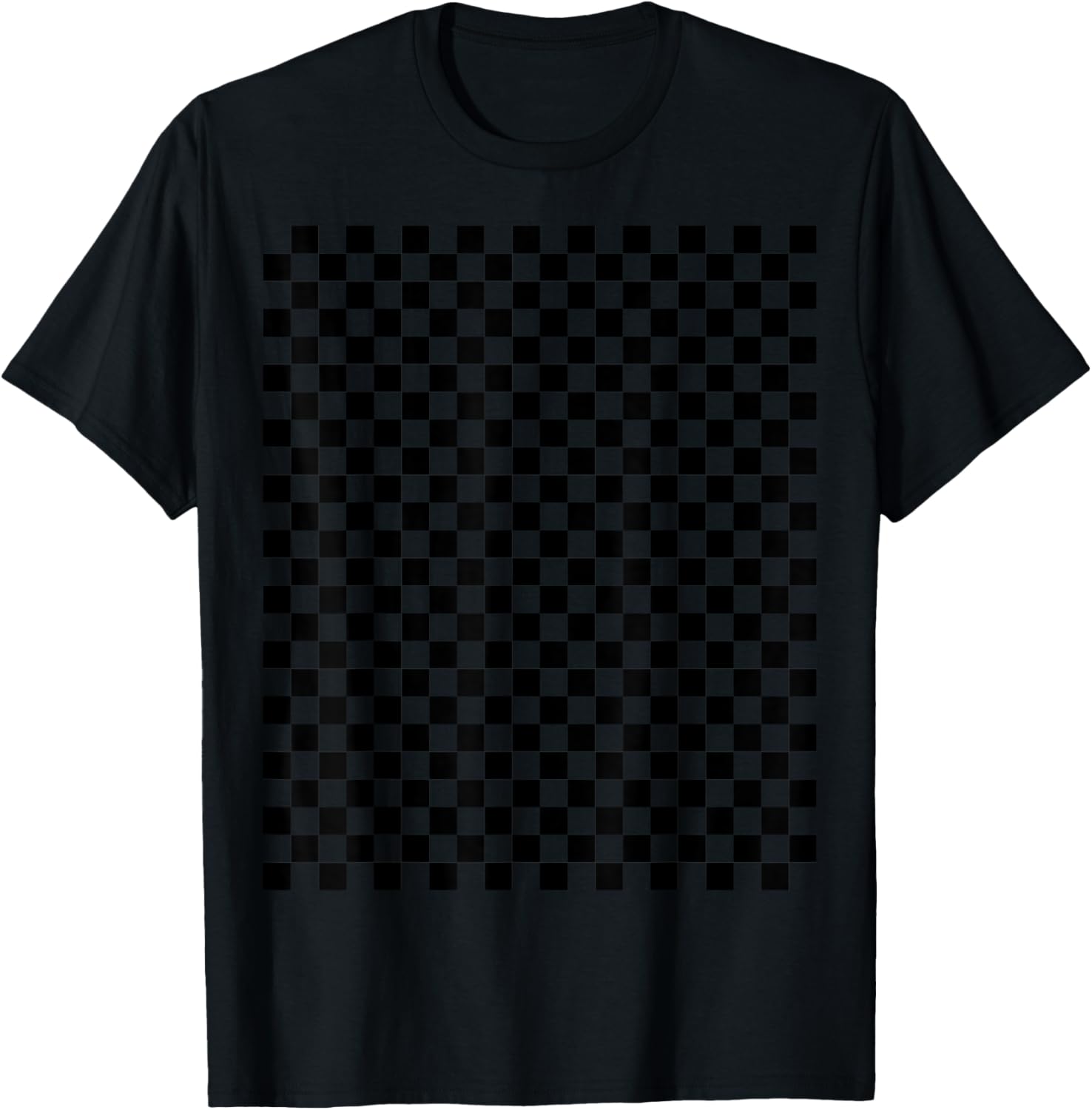 Black Checkered Skate Aesthetic T-Shirt for Trendy Style Lovers - 21