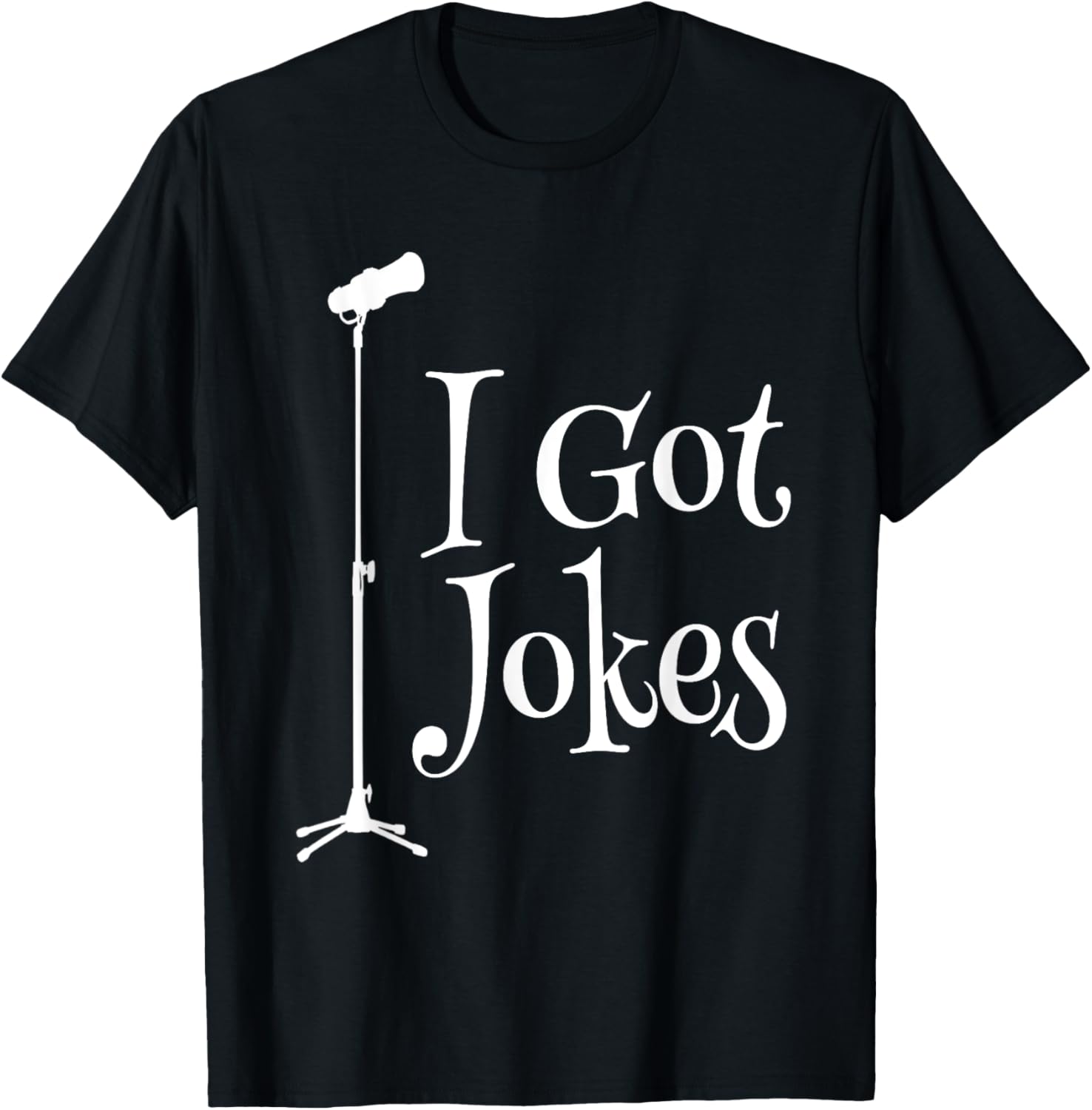 Funny Microphone Comedy T-Shirt for Improv and Stand-Up Comedians - 9