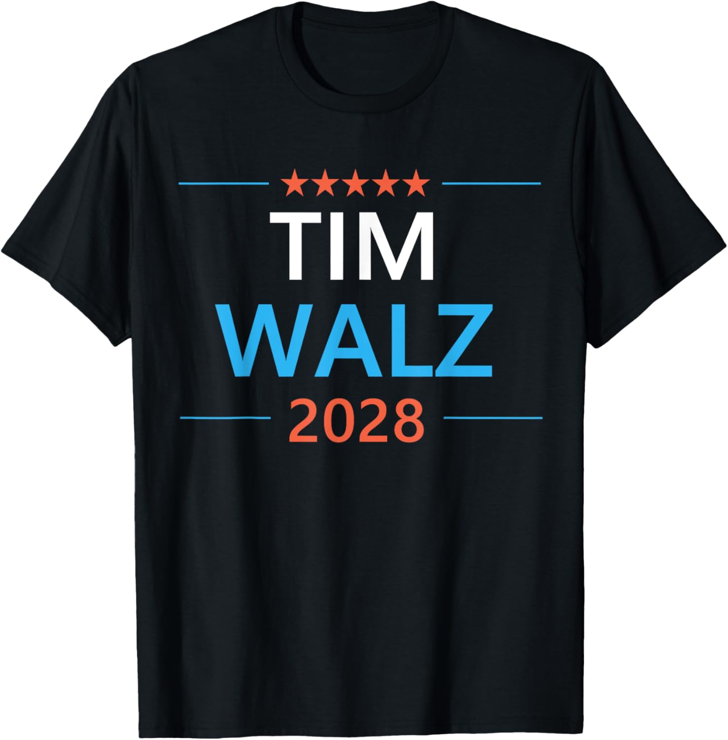Tim Walz 2028 Presidential Campaign T-Shirt for Supporters and Fans - 2
