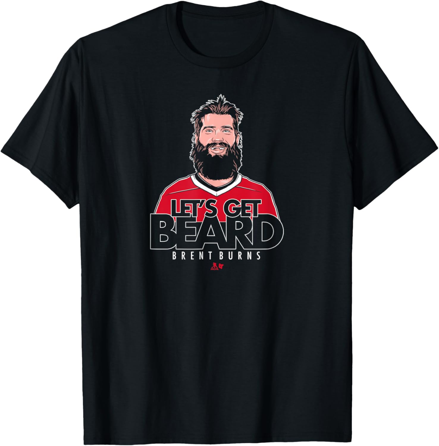 Brent Burns Let's Get Beard Carolina Hockey T-Shirt for Fans - 1