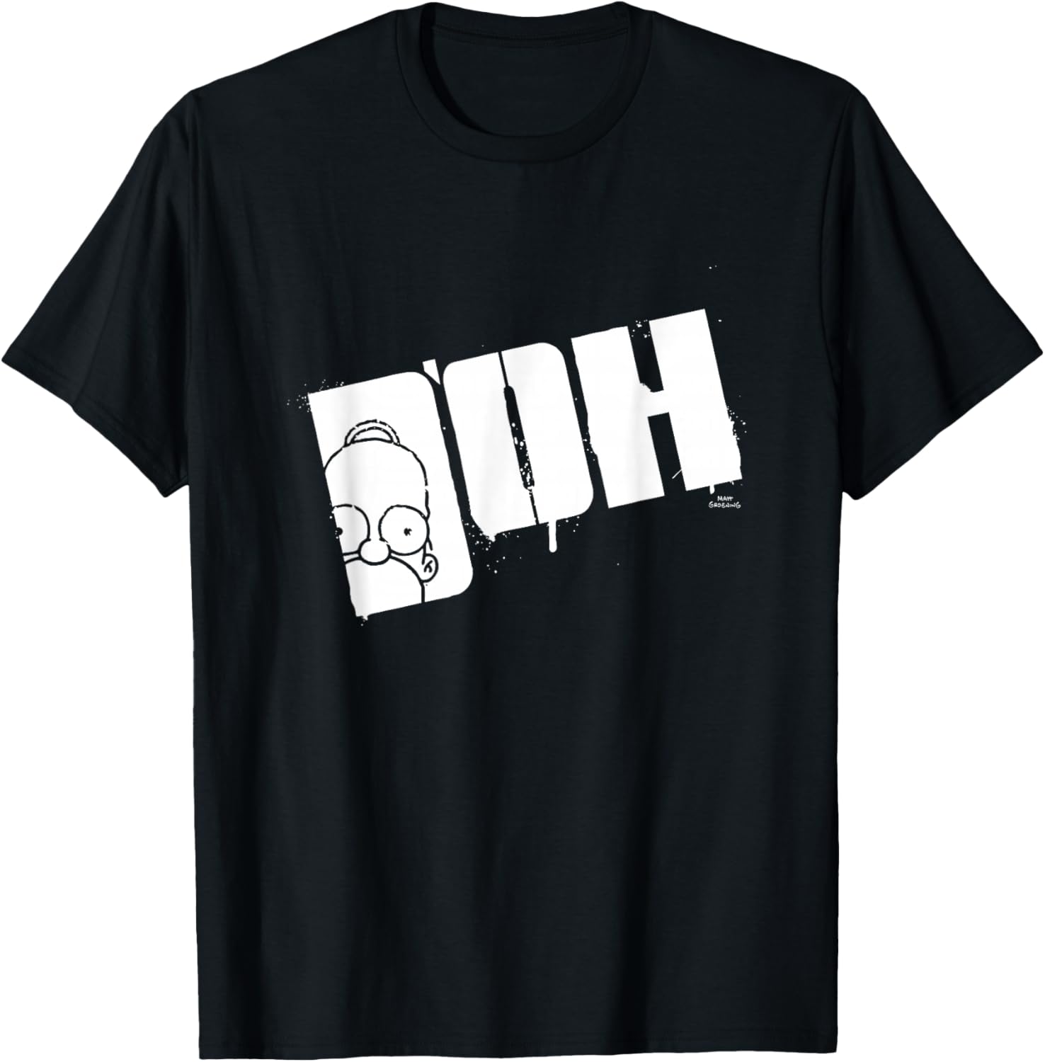 Homer D'Oh Distressed T-Shirt for Fans of The Simpsons and Casual Style - 1