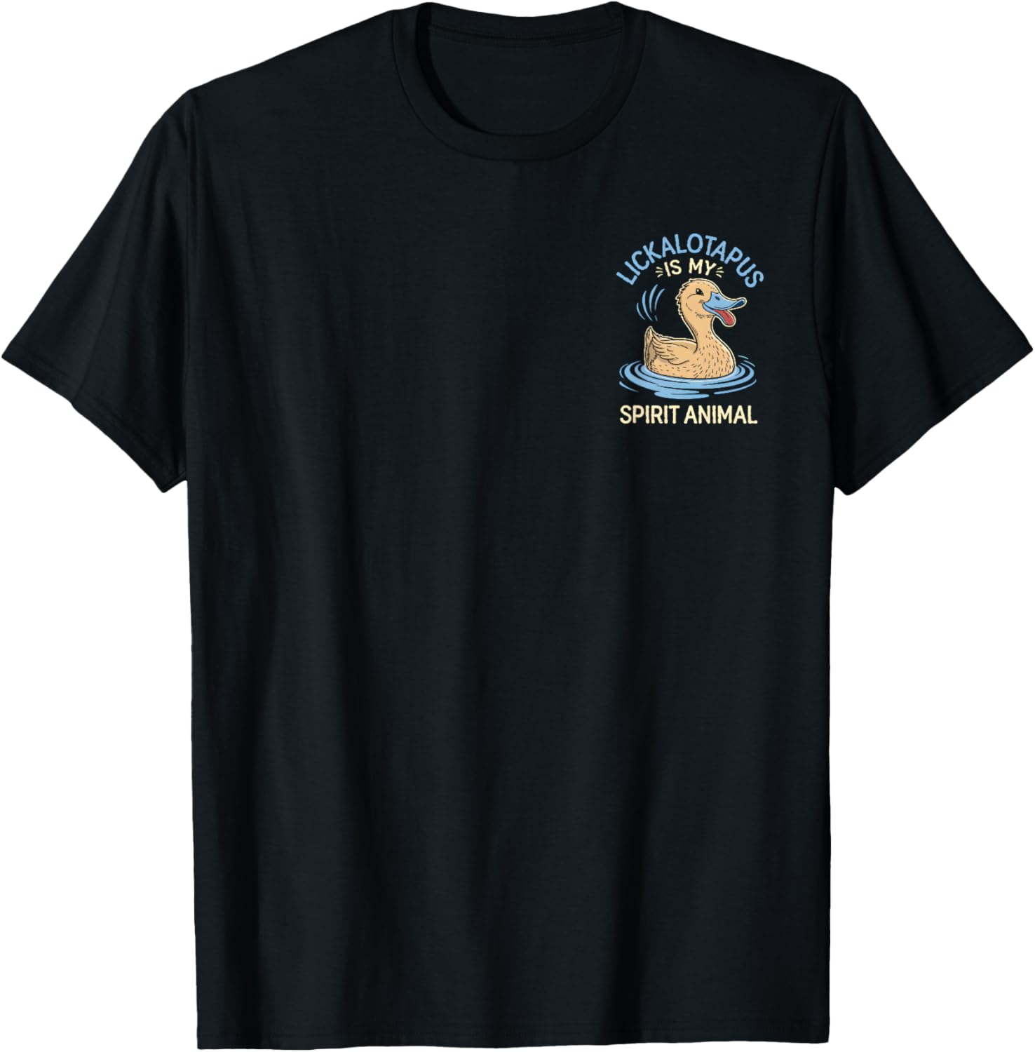 Funny Lickalotapus Spirit Animal T-Shirt for Meme Lovers and Friends - 15