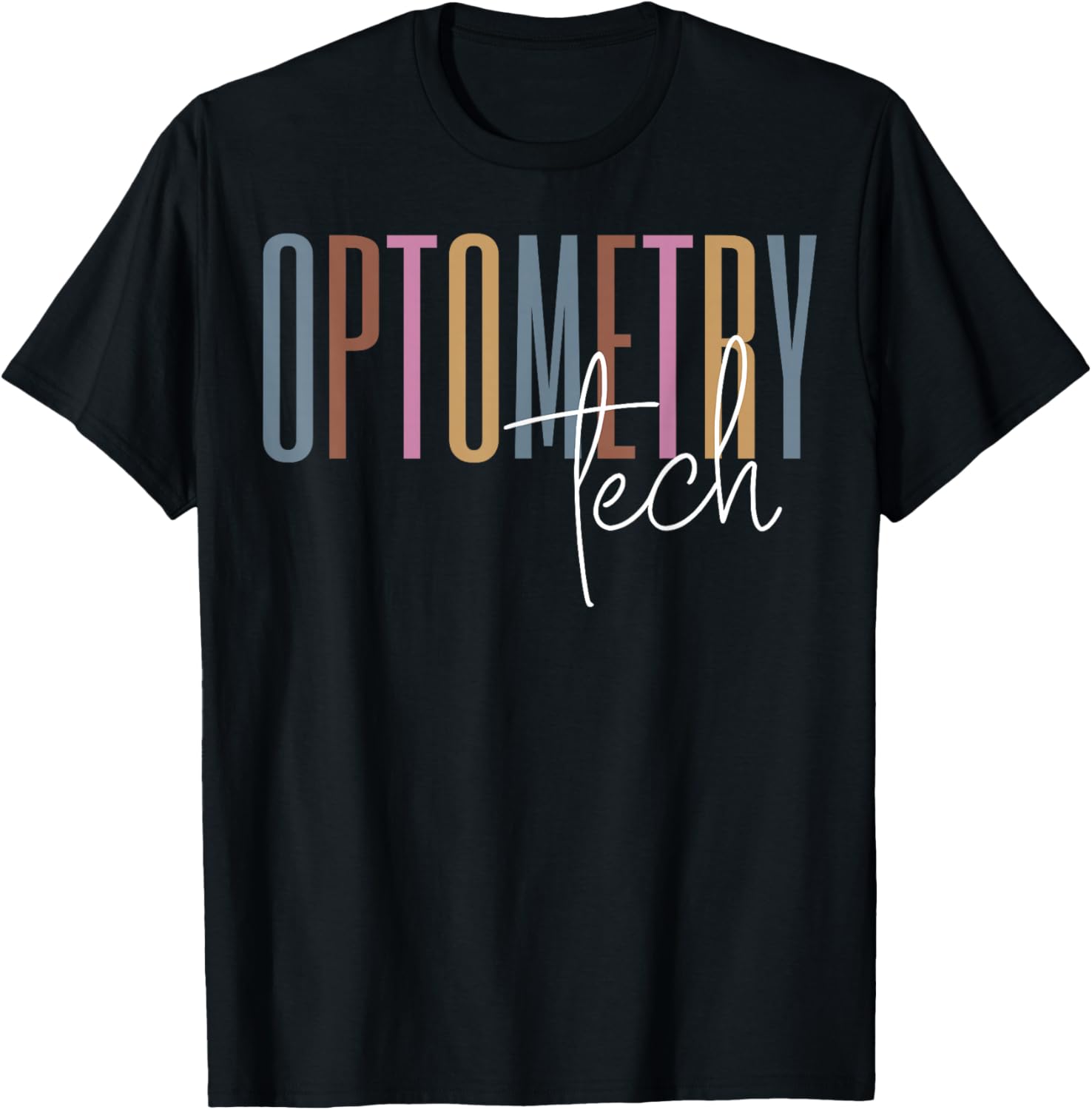 Retro Optometry Tech T-Shirt for Optometrists and Ophthalmologists - 1
