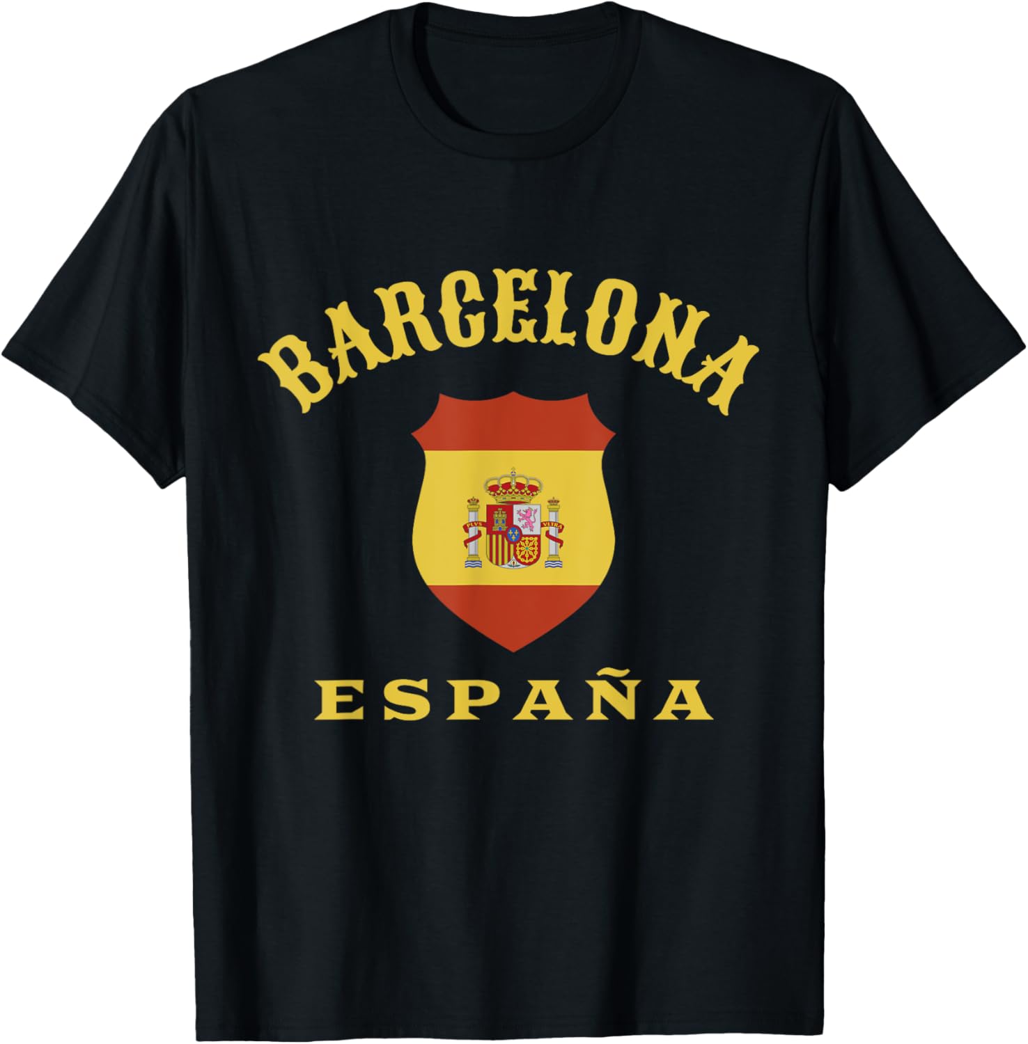 Barcelona Spain Flag T-Shirt for Men Women Kids Stylish Red España Tee - 5