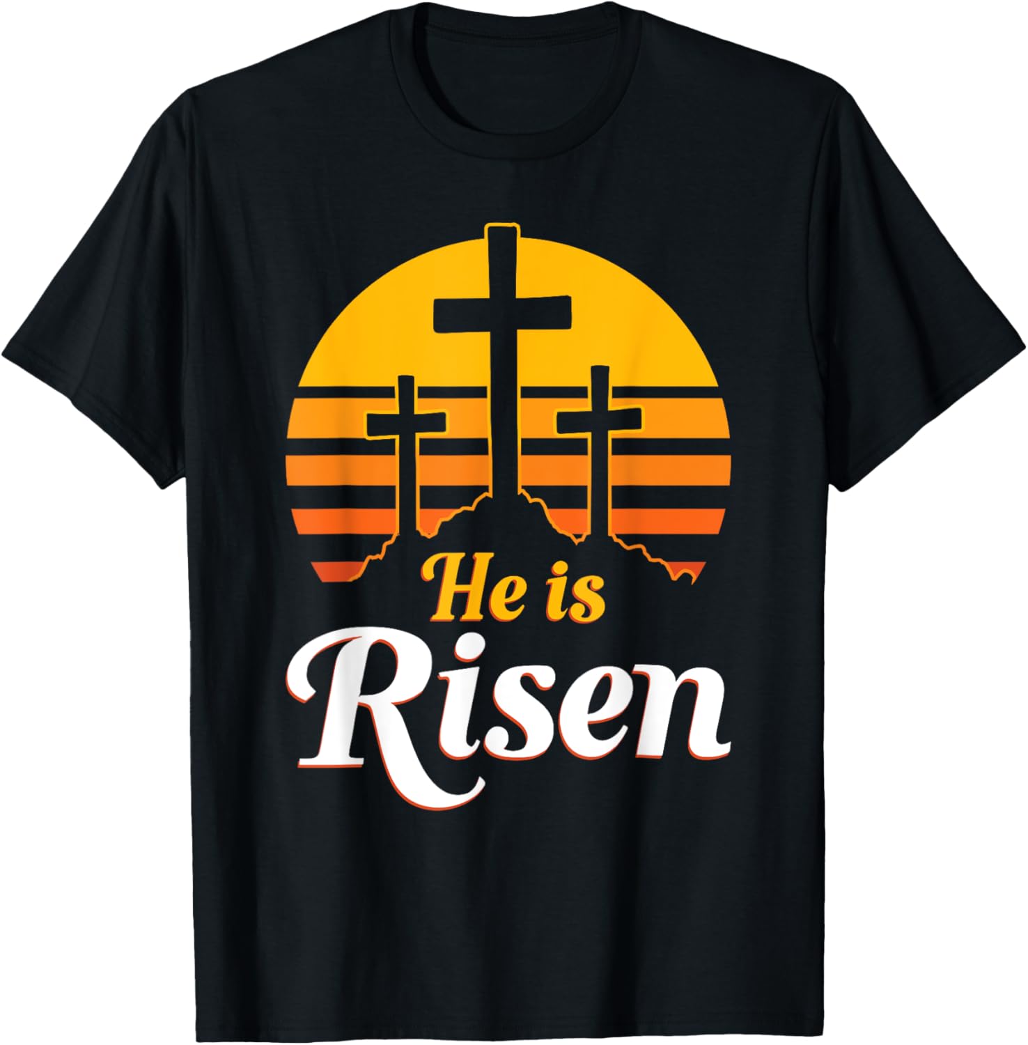 He Is Risen Christian Easter T-Shirt for Celebrating Jesus' Resurrection - 6