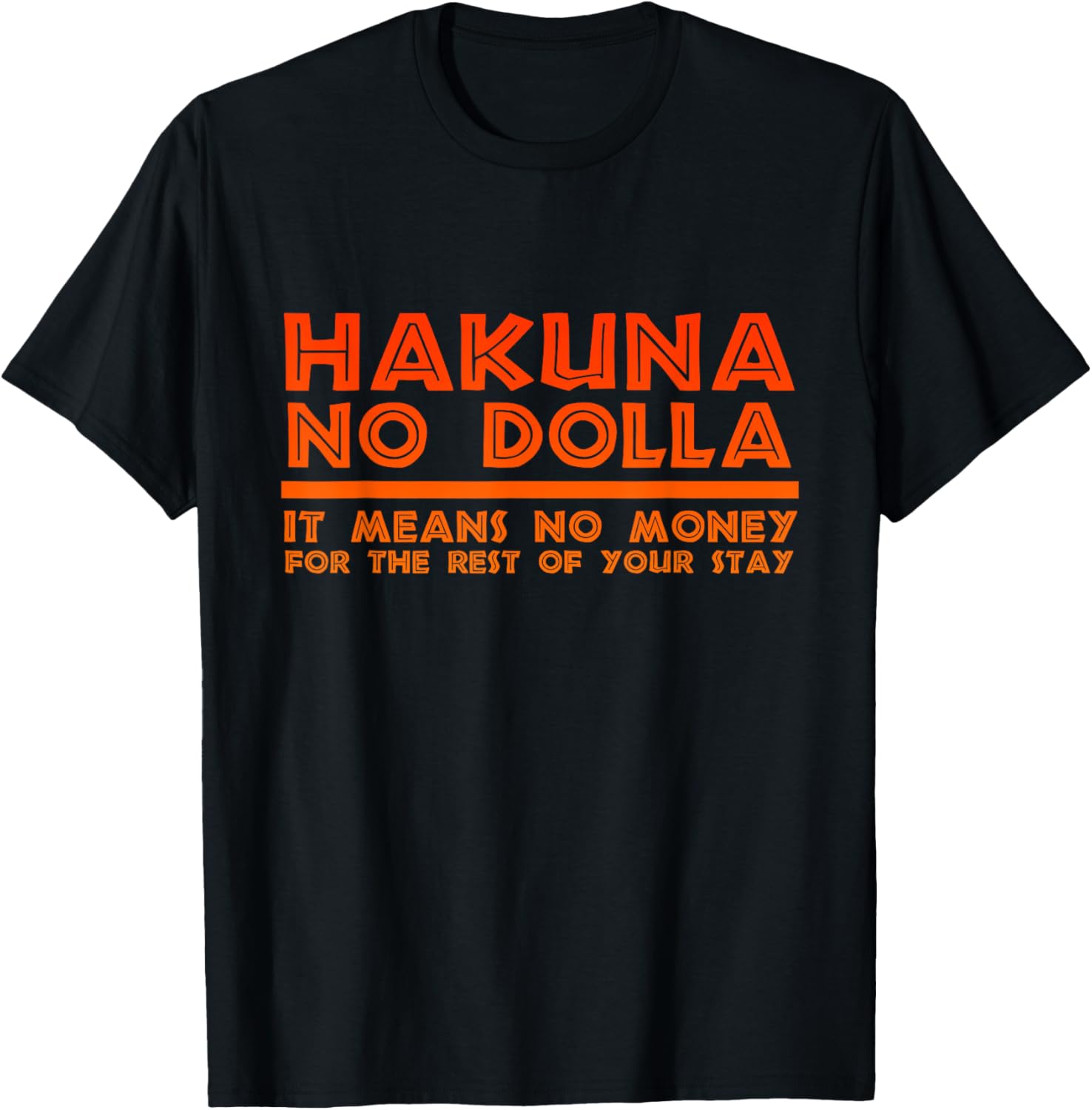 Funny Vacation Animal T-Shirt Nodolla It Means No Money for Travel Fun - 1