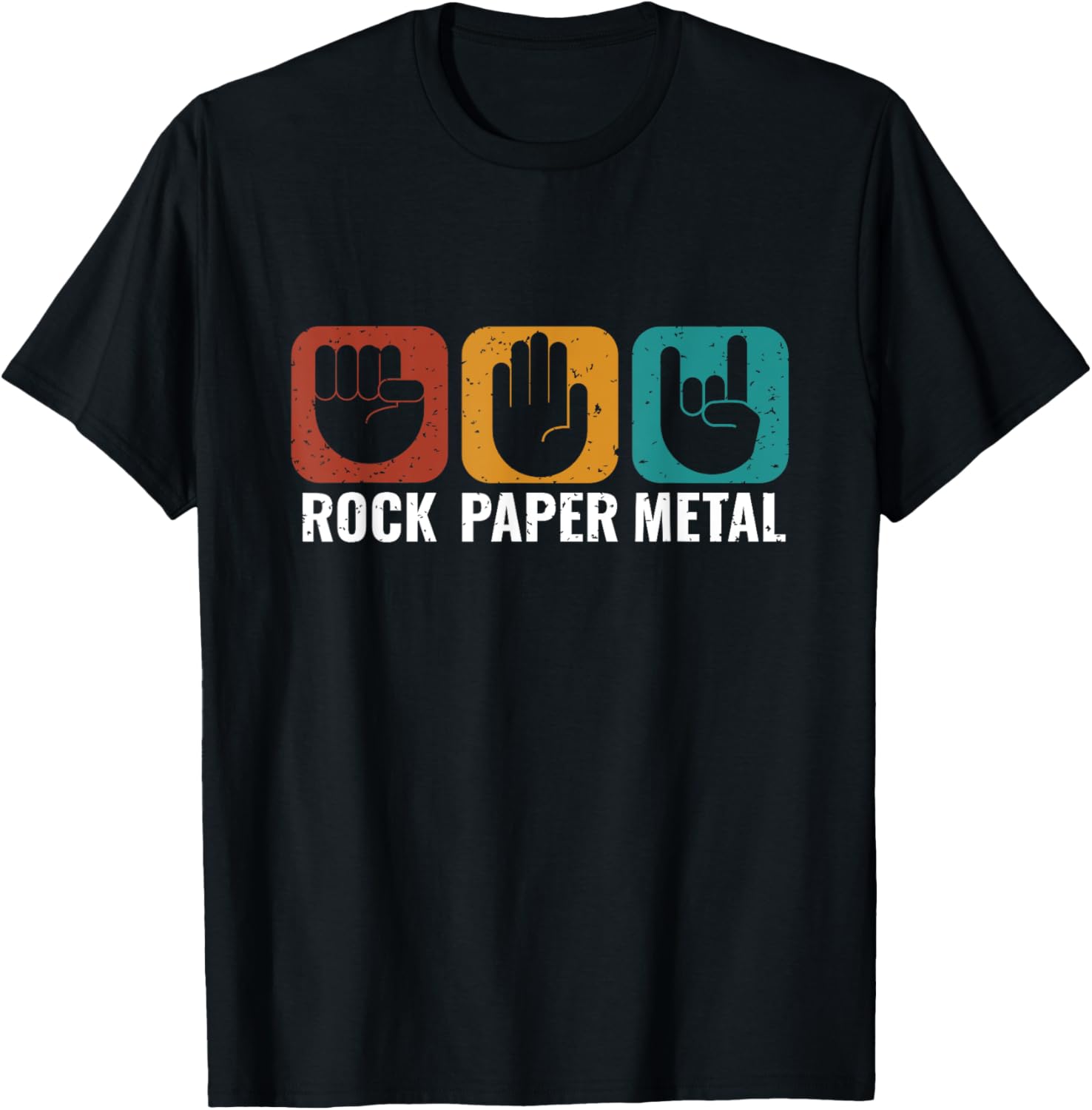 Rock Paper Metal T-Shirt for Metal Fans - Ultimate Music Lover Gift - 13