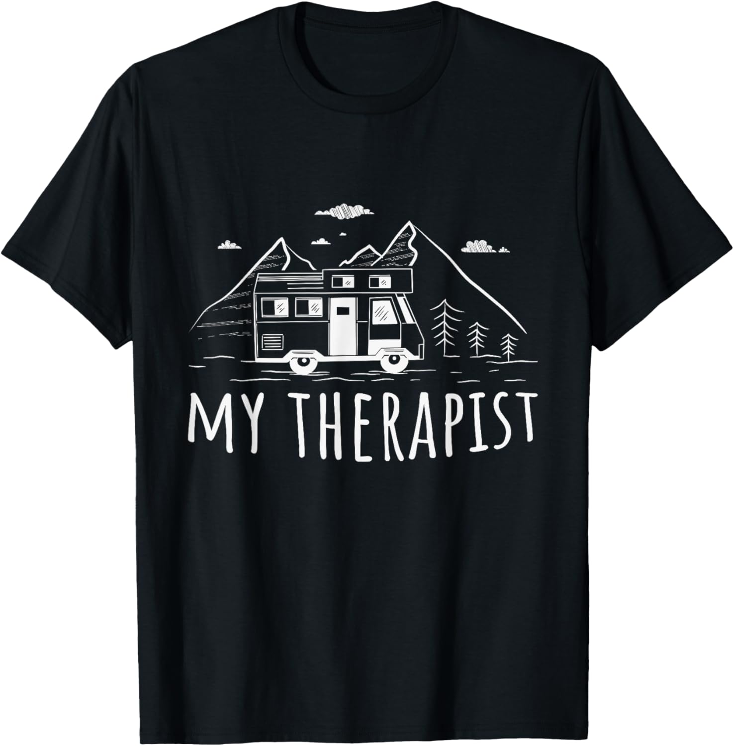 Camping Caravan My Therapist T-Shirt for Outdoor Adventure Lovers - 10