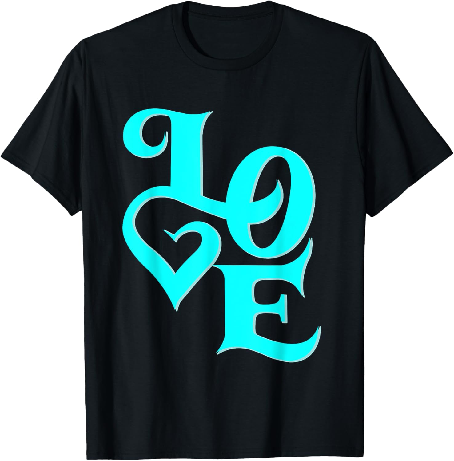 Stylish Turquoise Graphic T-Shirt Perfect for Fashionable Outfits - 27