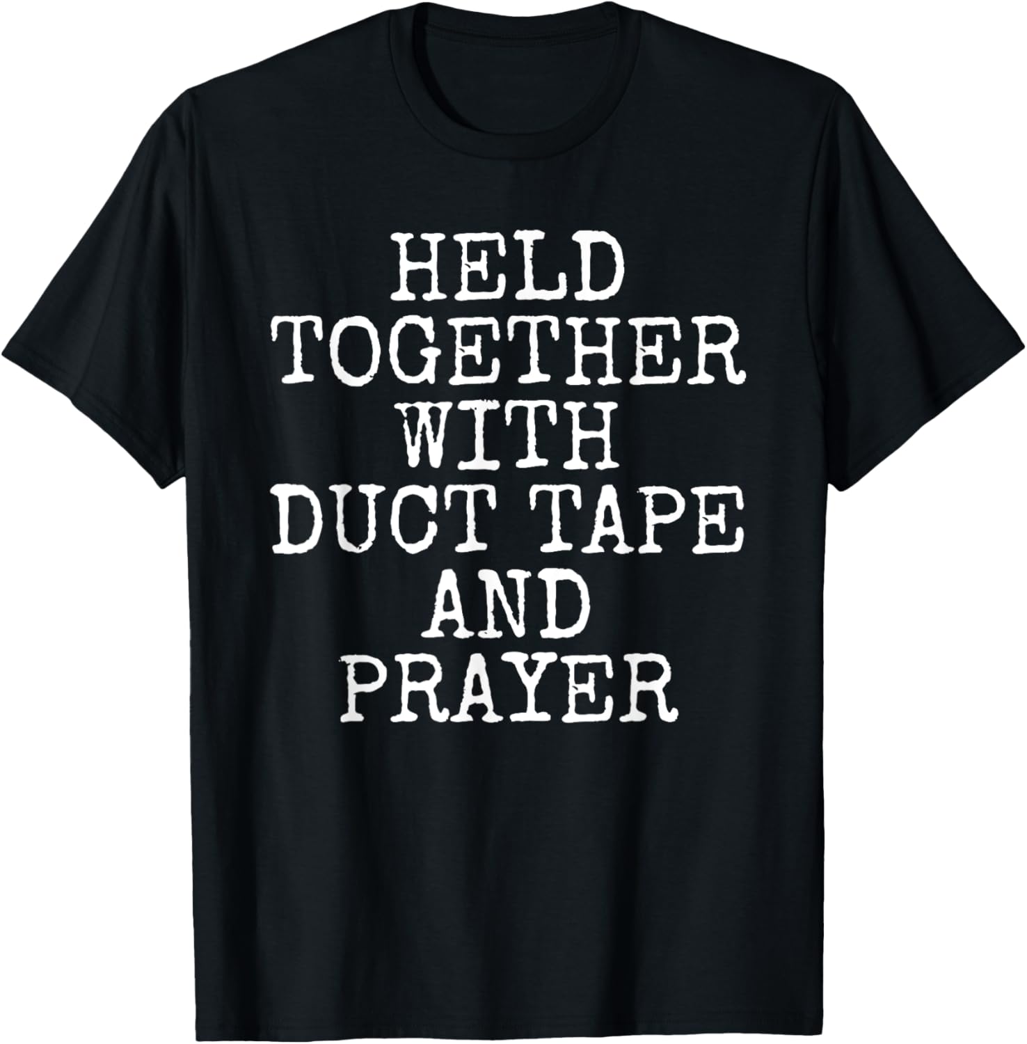 Funny Pastor T-Shirt Held Together With Duct Tape And Prayer Humor - 4
