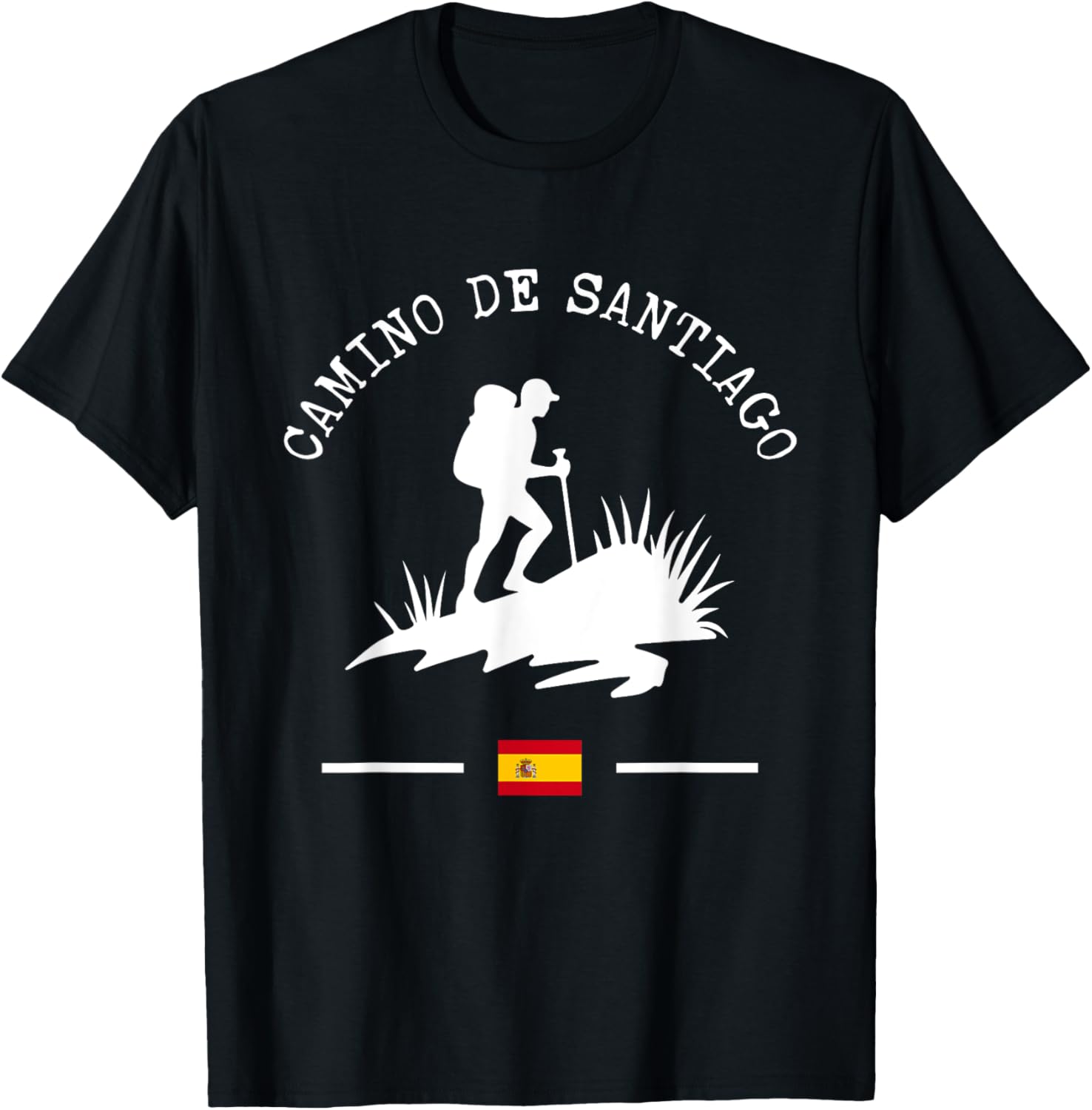 Camino de Santiago Hiker Trekking T-Shirt for Pilgrims and Adventurers - 19