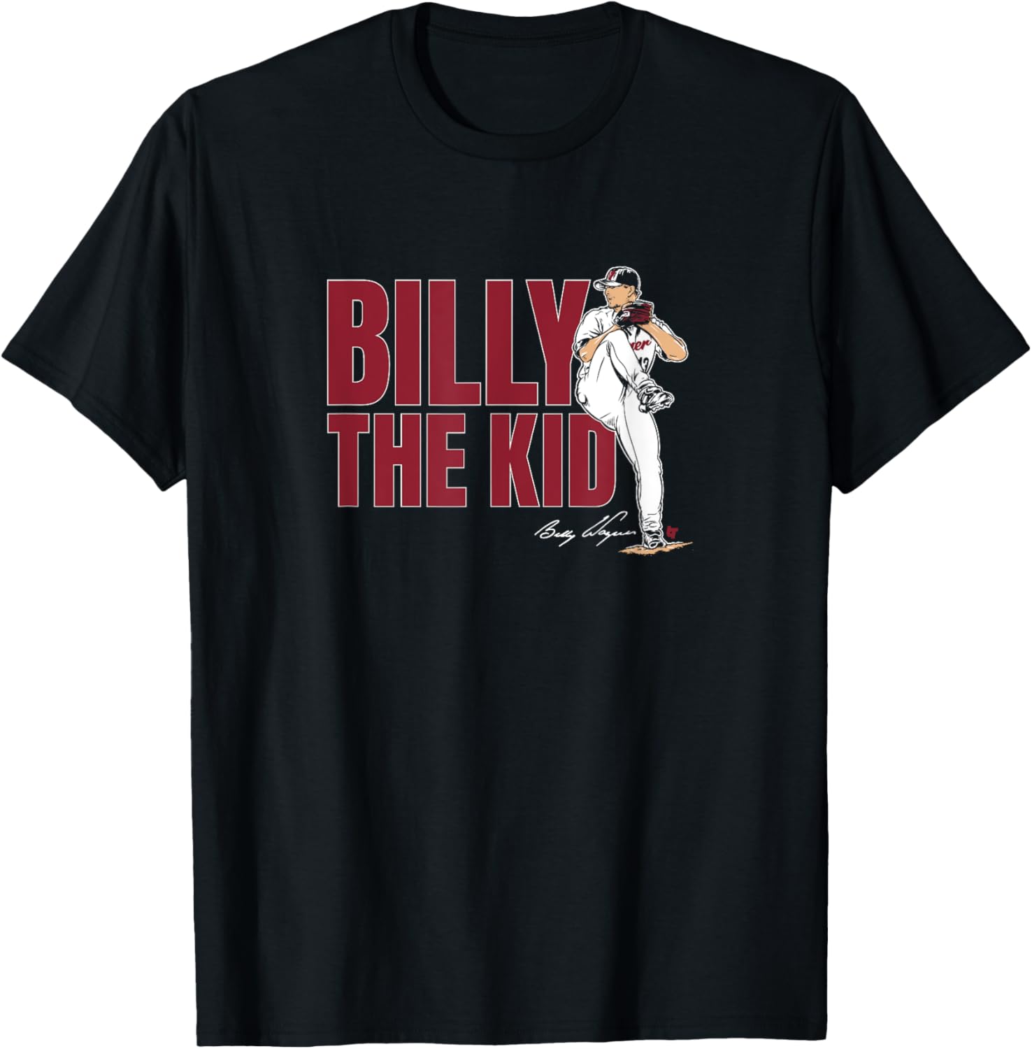 Billy Wagner The Kid Pose Houston Baseball T-Shirt for Fans and Players - 1