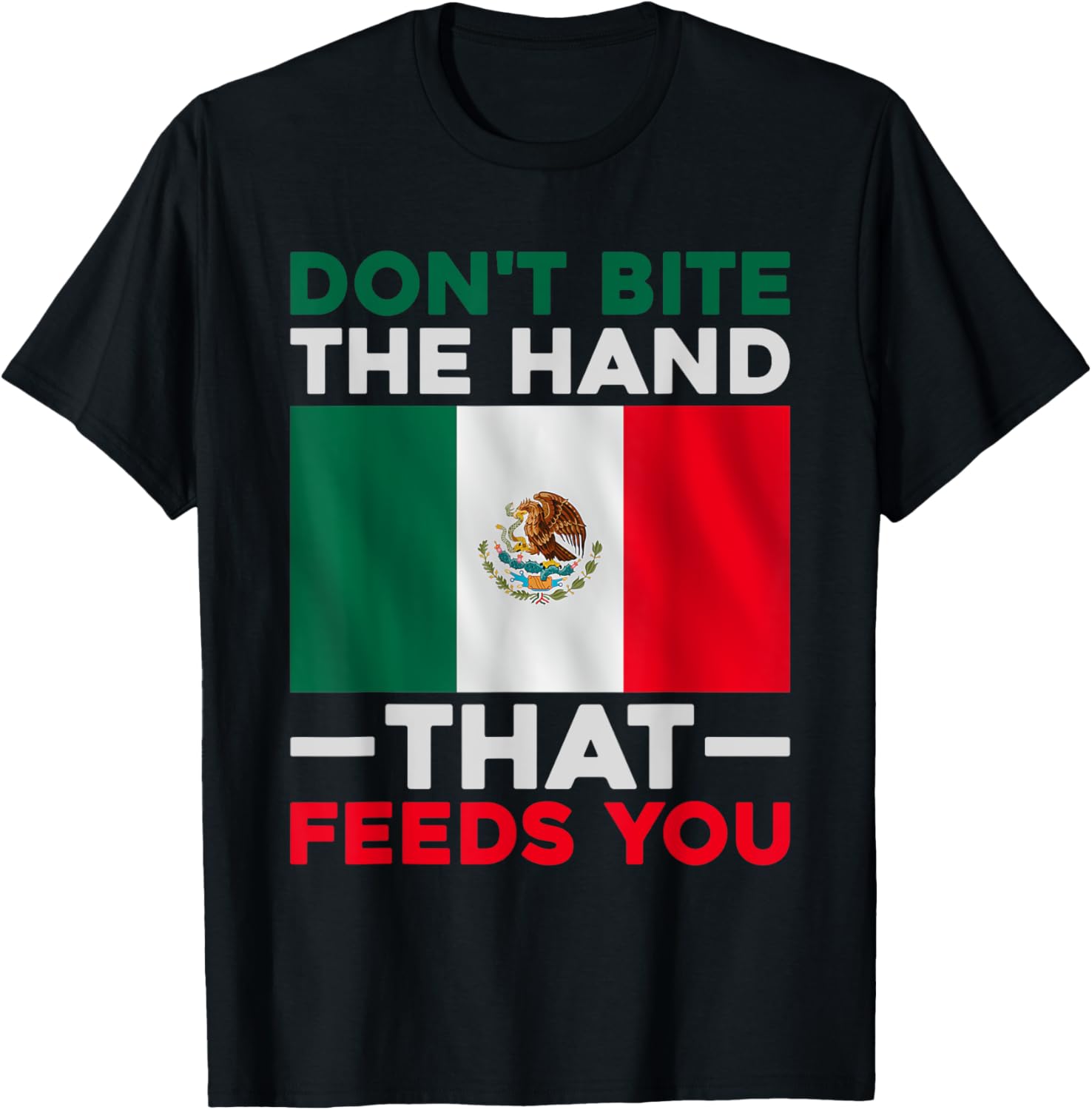Don't Bite the Hand That Feeds You Immigration Ice Raids T-Shirt - 12