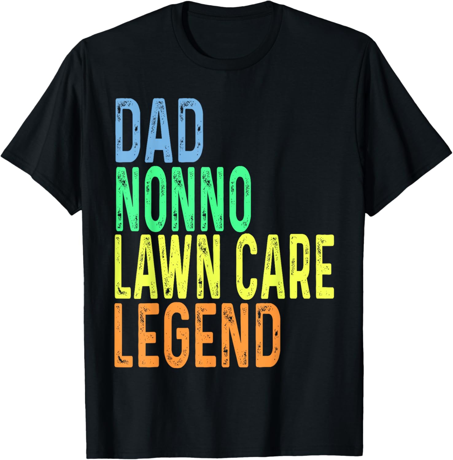 Funny Dad Nonno Lawn Care Legend T-Shirt for Grass Mowing Enthusiasts - 1