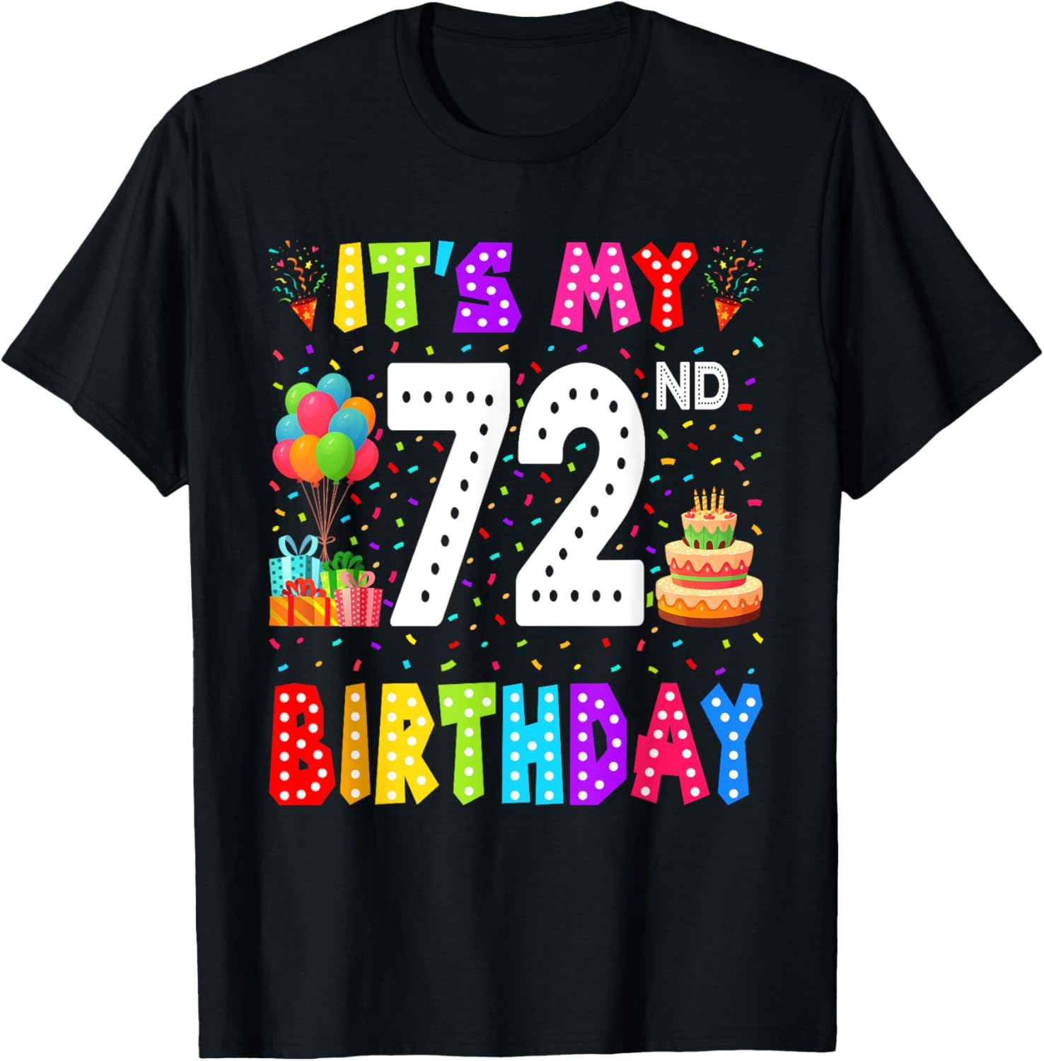 Funny 72nd Birthday T-Shirt for Men and Women - Perfect Gift Idea - 20