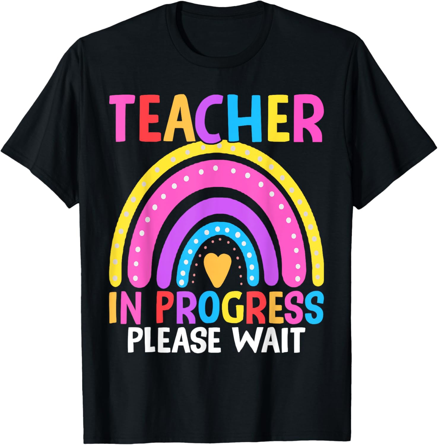 Funny Teacher in Progress T-Shirt for Future Educators - Cute Gift Idea - 10