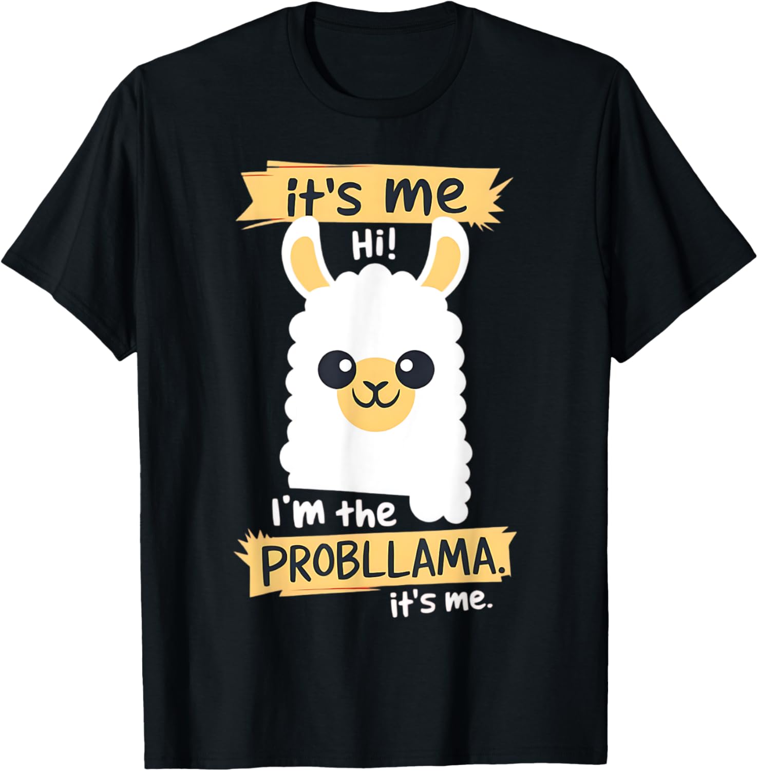 Funny Probllama Llama Pun T-Shirt for Animal Lovers and Humor Fans - 4