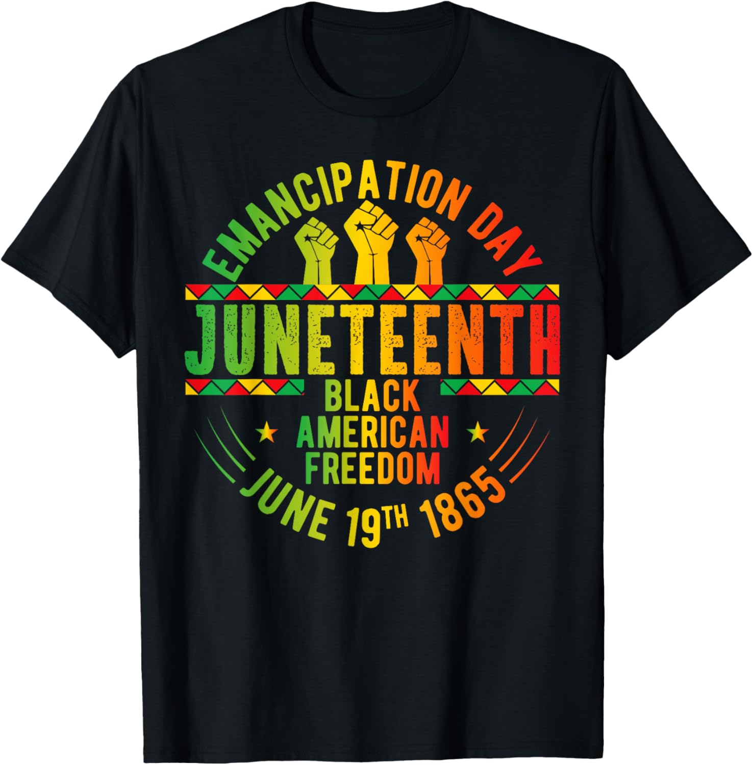 Juneteenth Freedom T-Shirt Celebrate Black History June 19 Apparel - 5