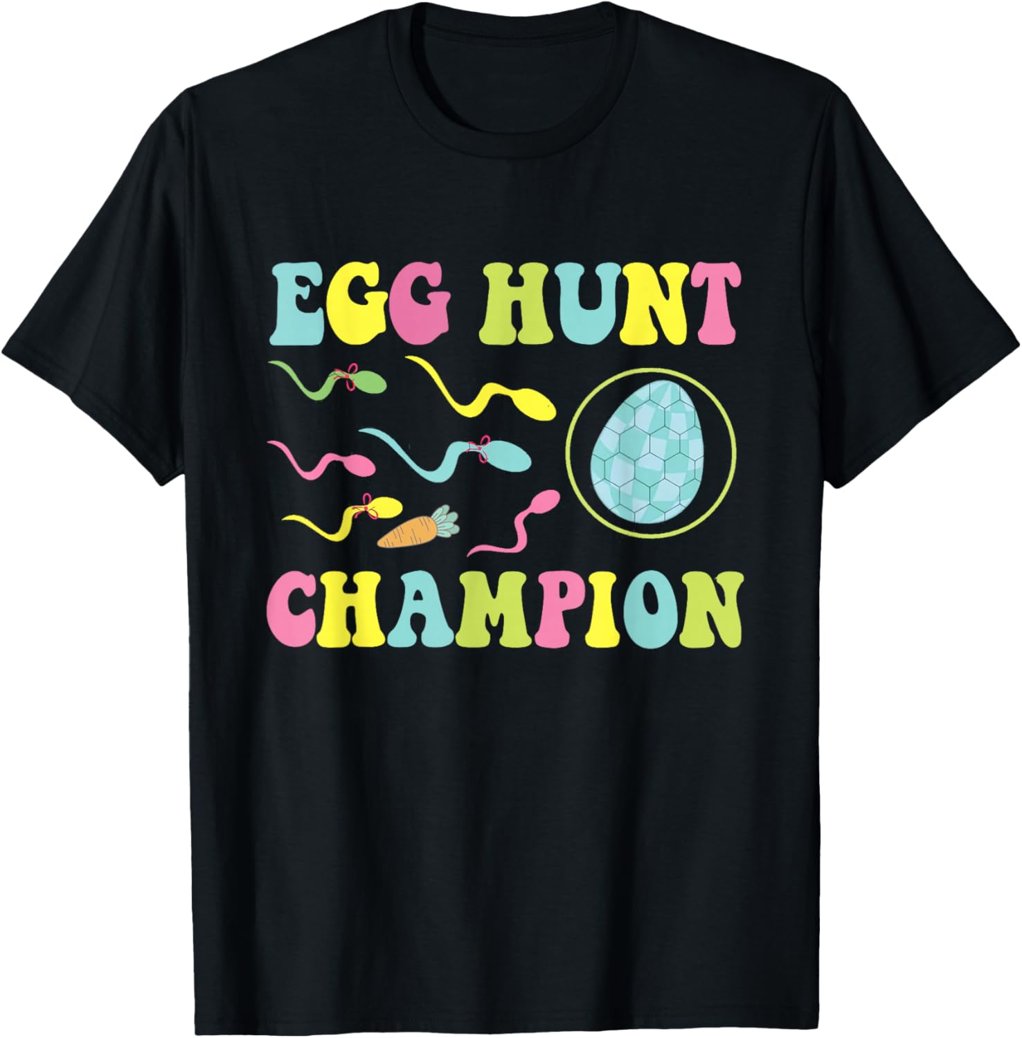 Funny Dad Easter Pregnancy Announcement T-Shirt for Egg Hunt Champions - 11
