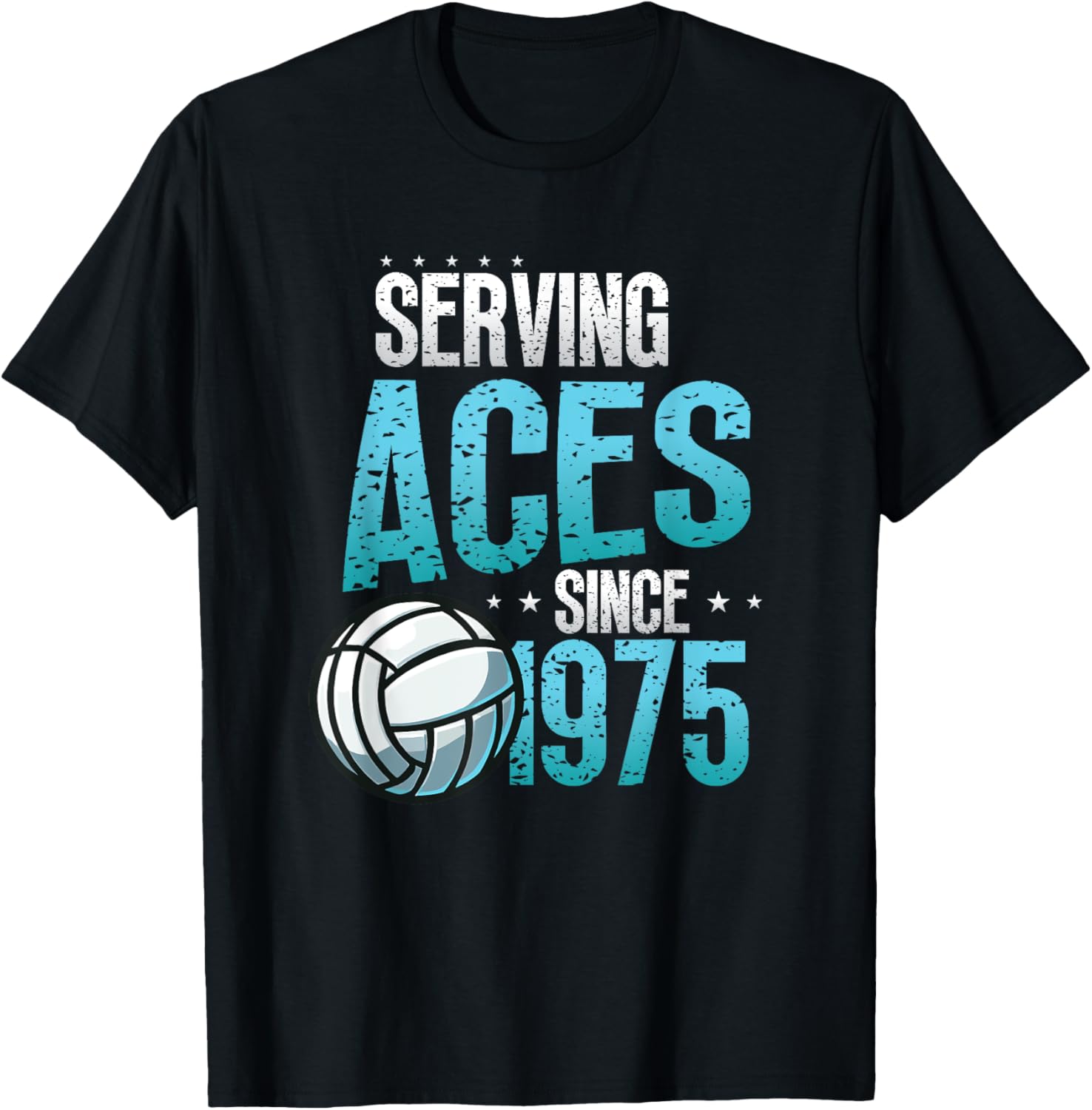Serving Aces Volleyball Lover 50th Birthday T-Shirt for Fun Celebrations - 6