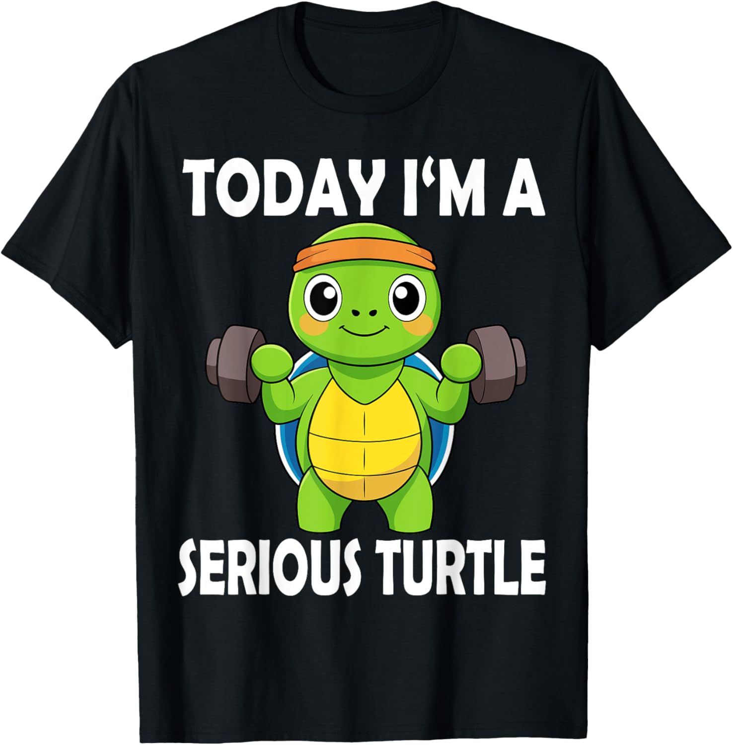 Serious Turtle Funny Fitness Gym T-Shirt for Weightlifting Enthusiasts - 12