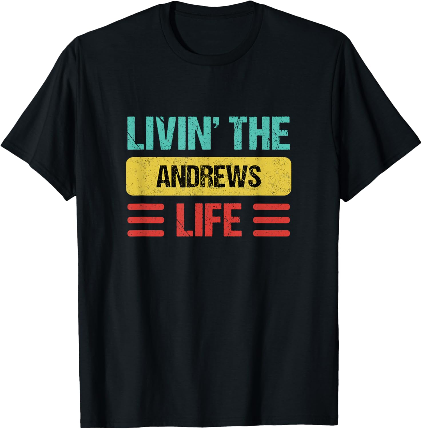 Personalized Andrews Name T-Shirt for Cool Casual Style and Fun - 22