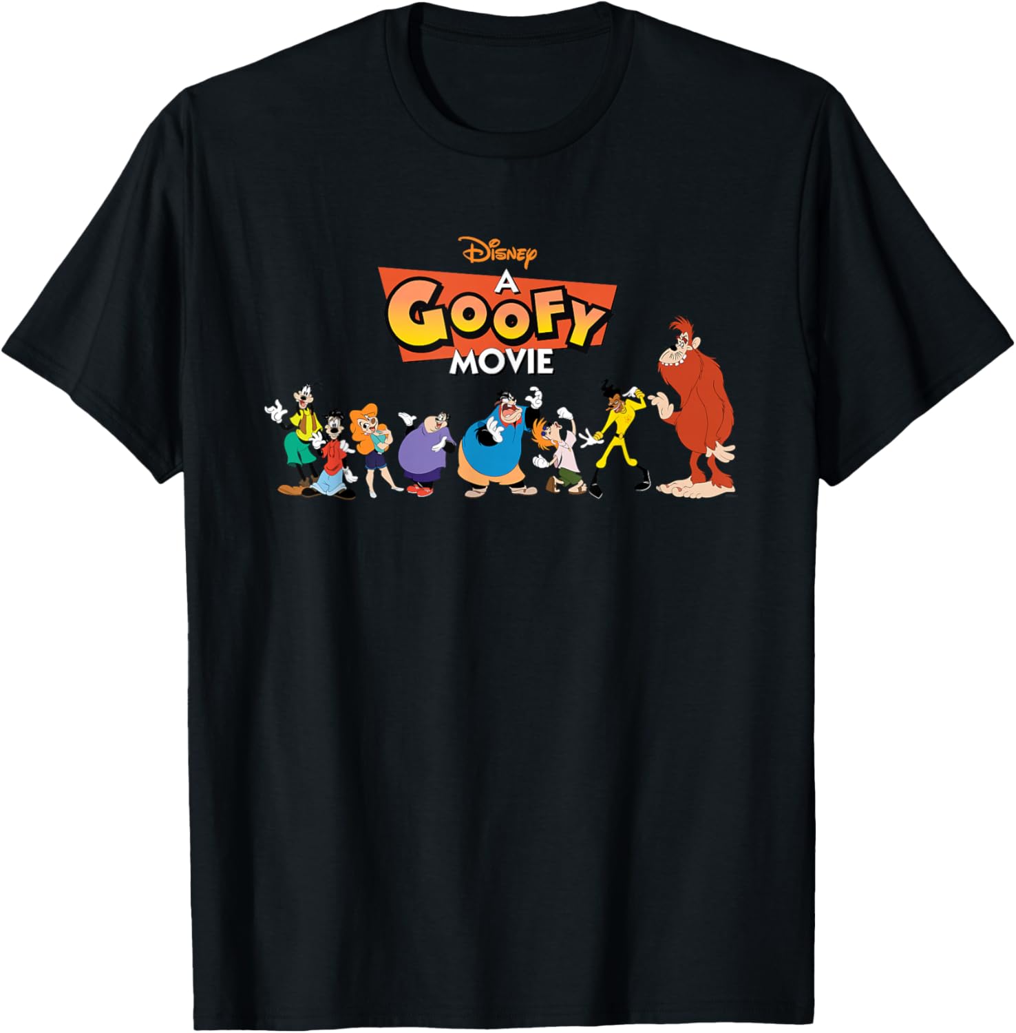 Disney A Goofy Movie 30th Anniversary Character Logo T-Shirt for Fans - 13