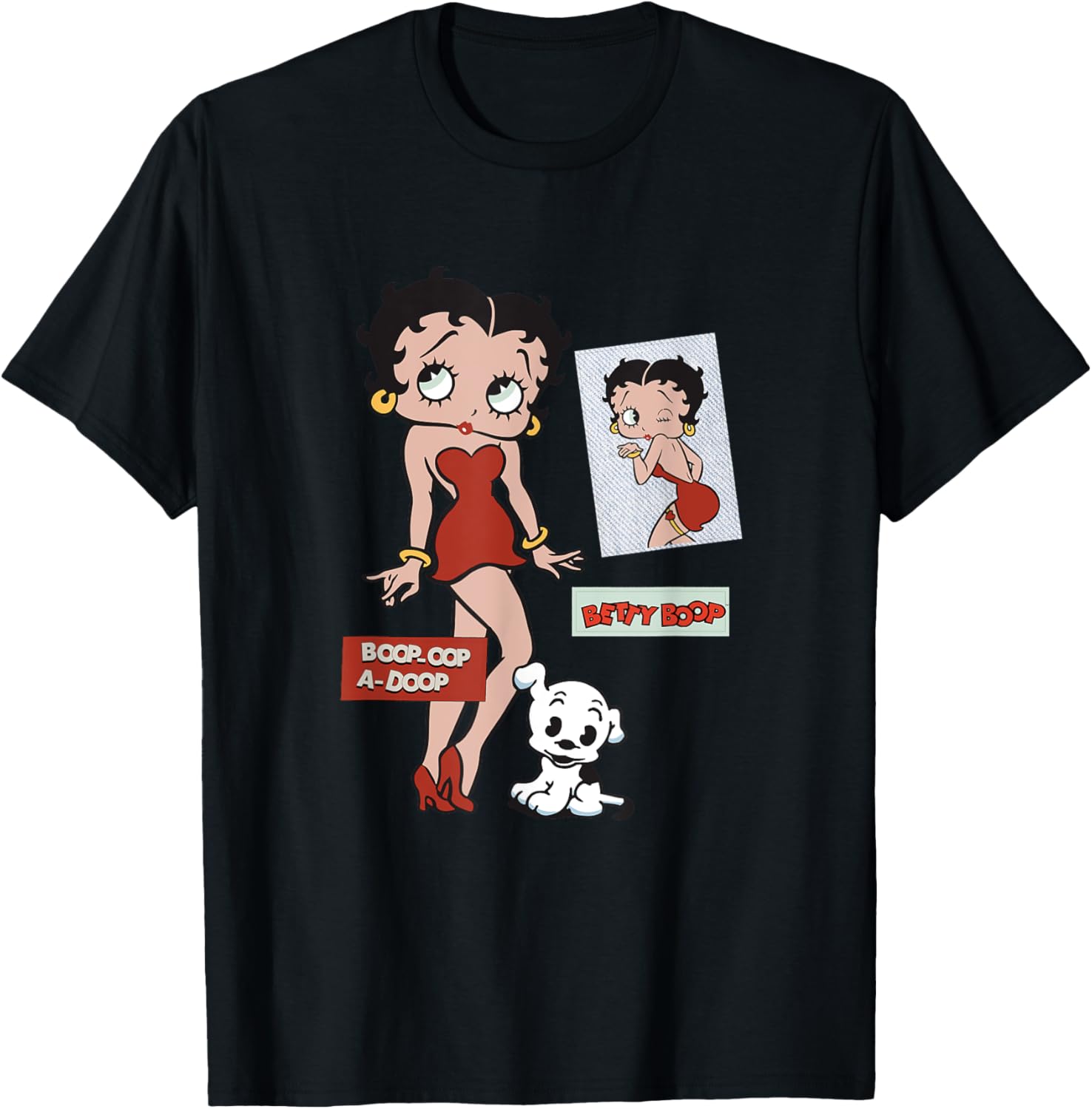 Betty Boop Picture Perfect Patches T-Shirt for Fun Fashion Lovers - 15