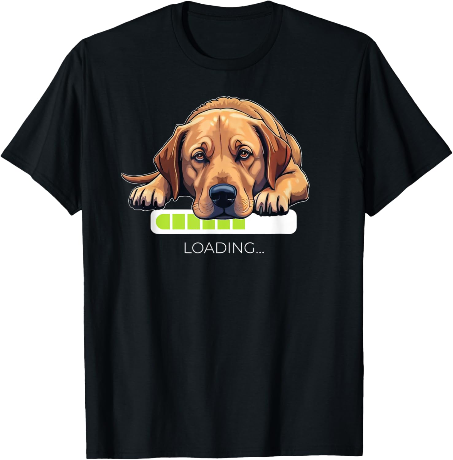 Labrador Retriever Dog Loading Graphic T-Shirt for Dog Lovers - 14