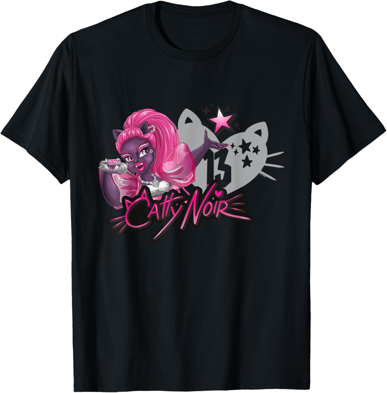 Monster High Catty Noir T-Shirt for Fans of Stylish Fun and Fashion - 12