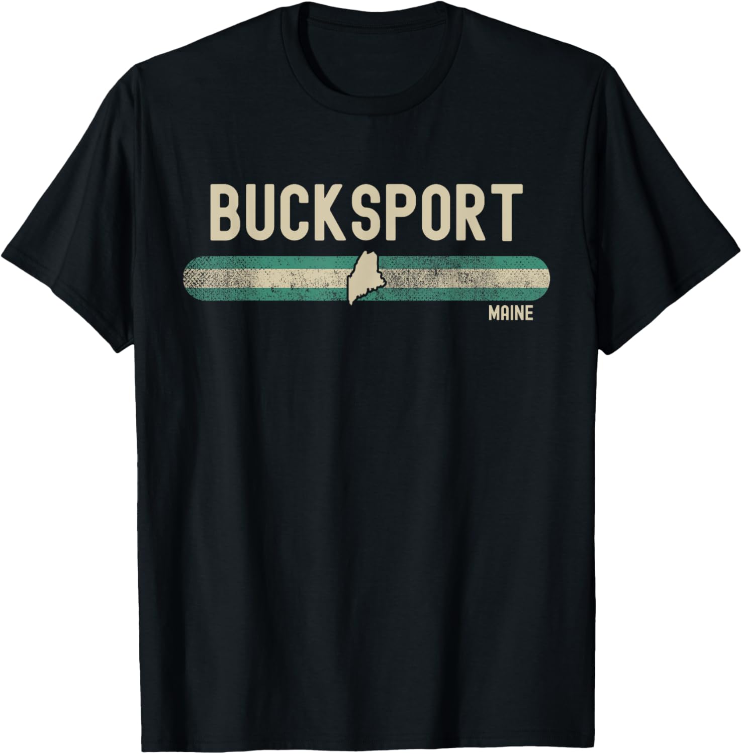 Bucksport ME 80s Style Travel T-Shirt for Maine Lovers and Adventurers - 1
