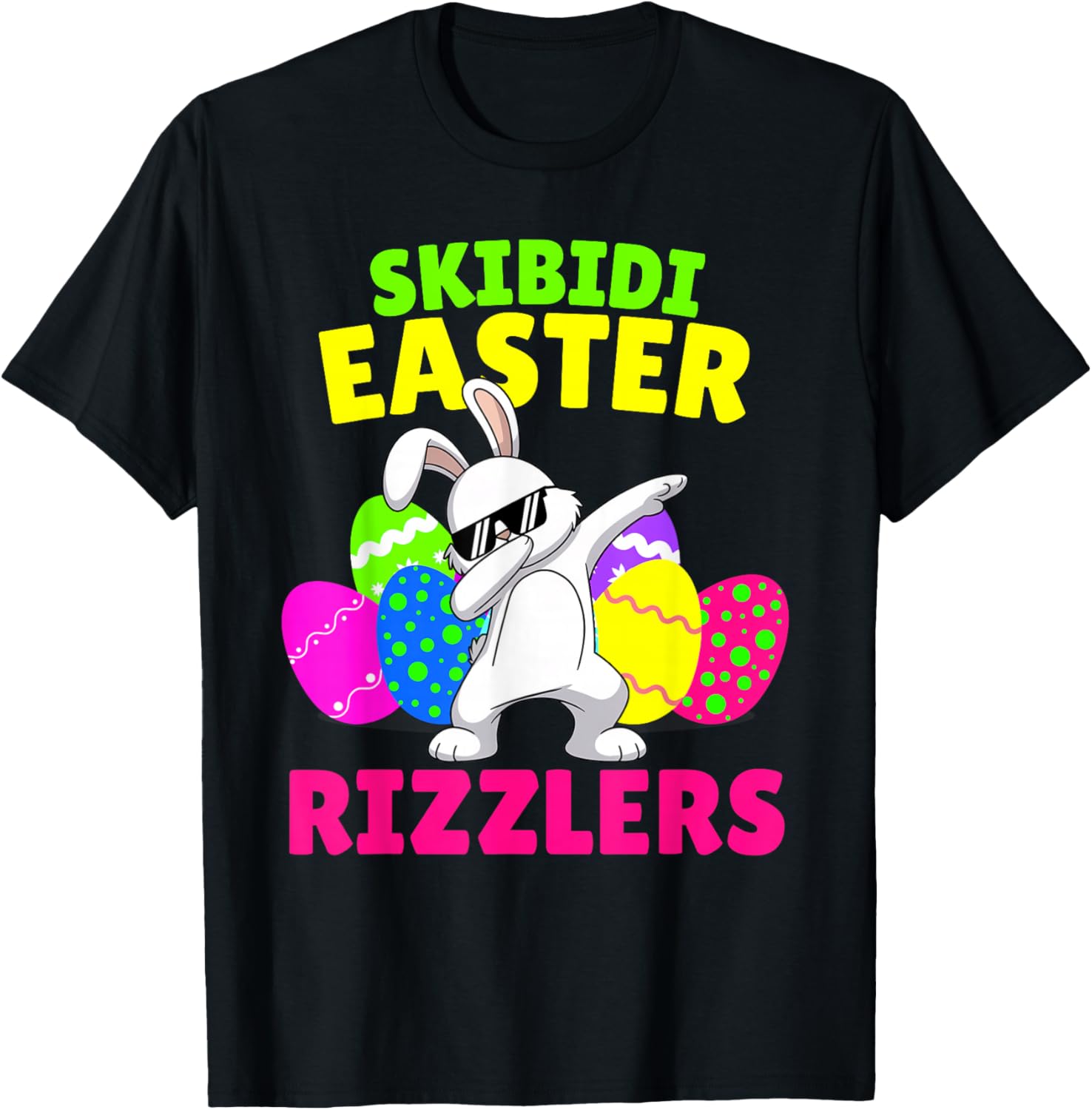 Skibidi Easter T-Shirt for Gen Alpha Tweens - Fun Rizzler Design - 3
