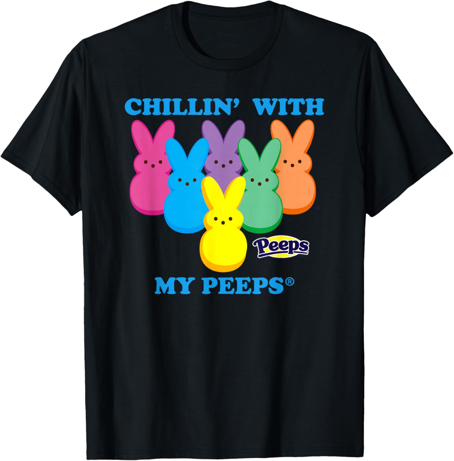 Peeps Easter Chillin With My Peeps Sweet Squad Fun T-Shirt for Kids - 3