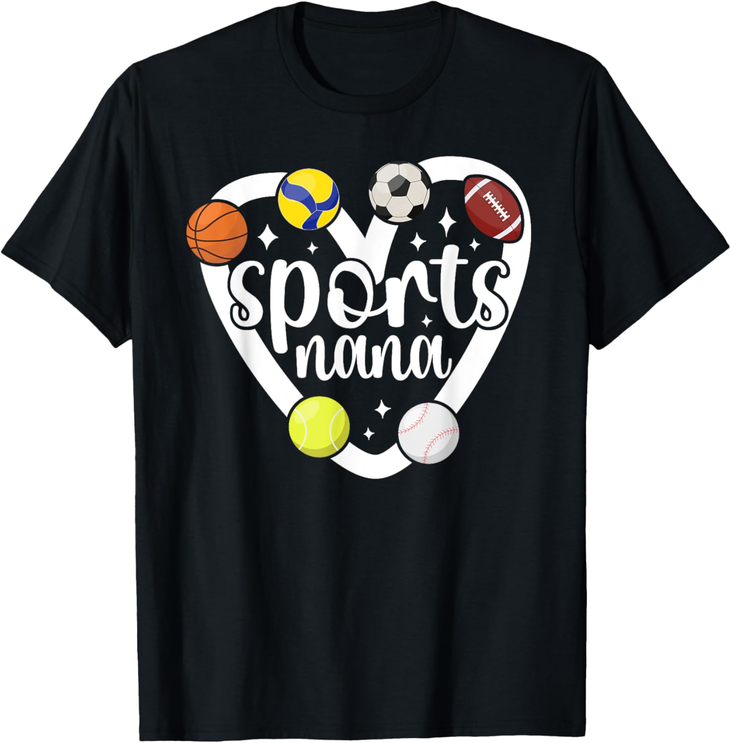 Proud Sports Nana Grandma T-Shirt Perfect for Every Sports Fan - 1