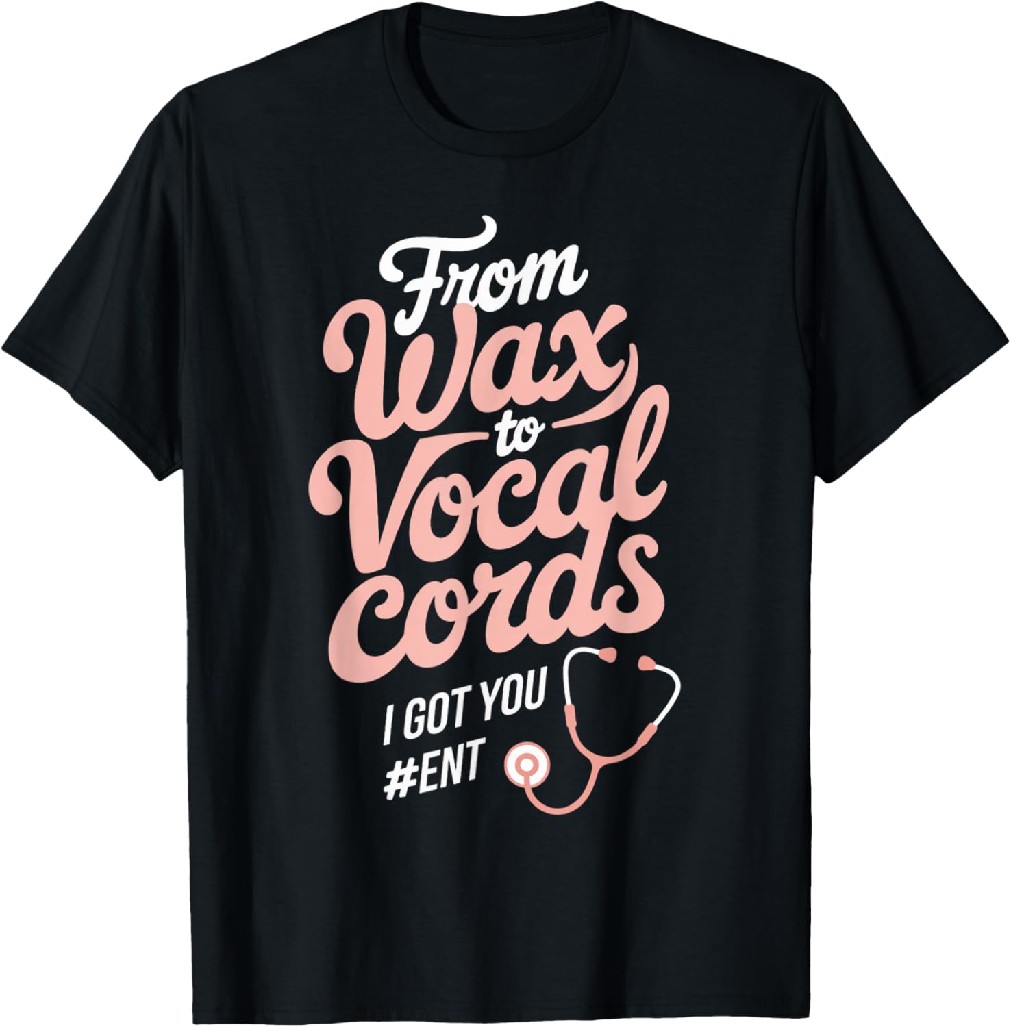 Stylish Otolaryngologist T-Shirt for ENT Doctors and Vocal Specialists - 1