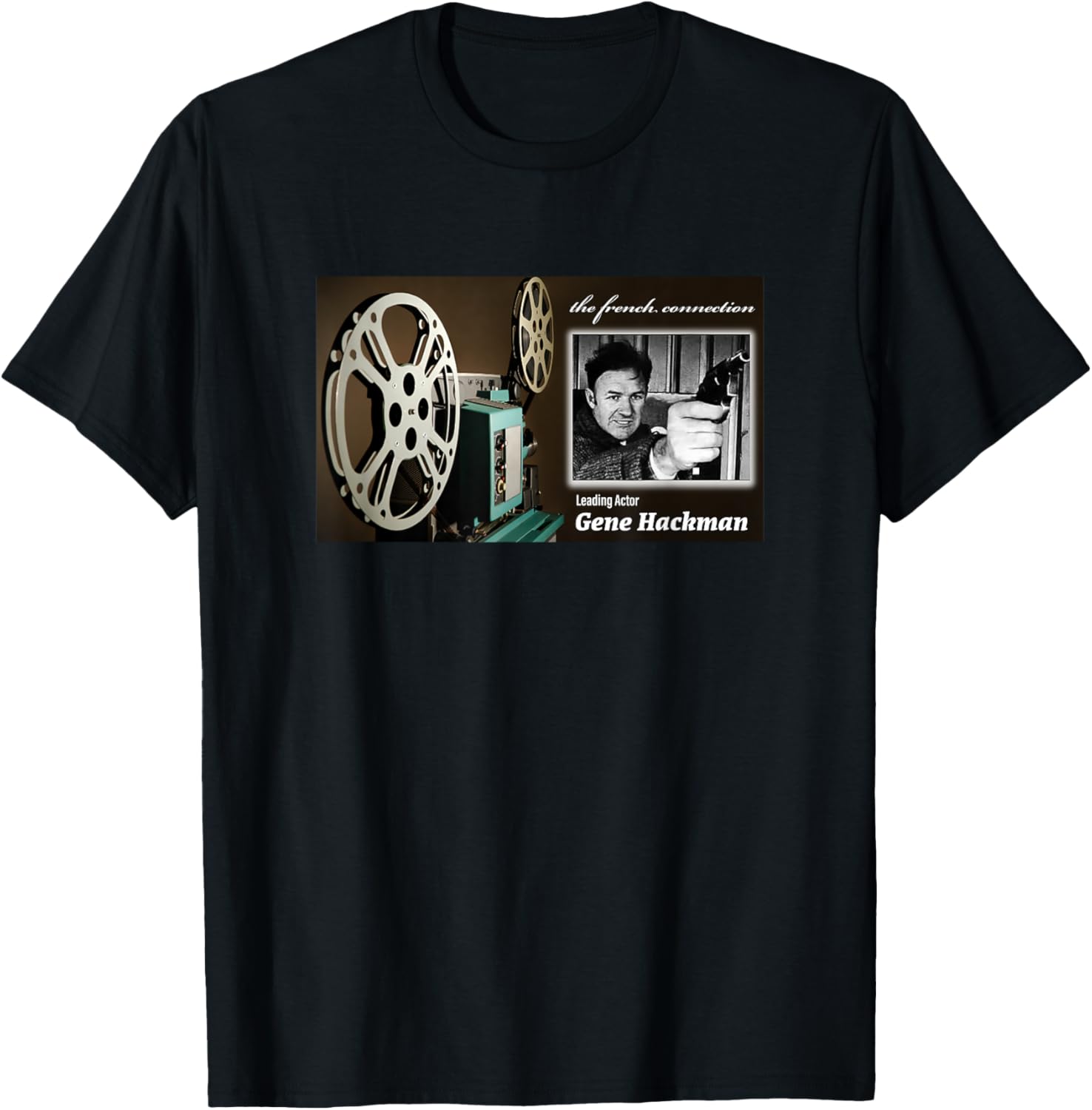 Gene Hackman T-Shirt for Fans Stylish Comfortable Clothing Shoewear - 4