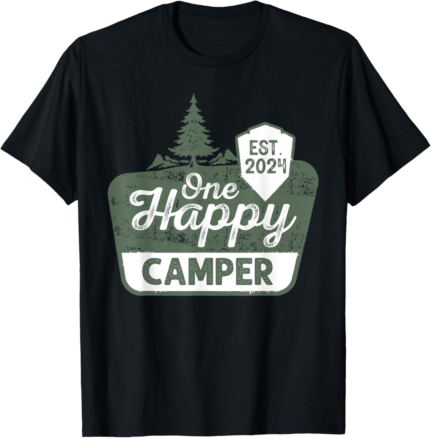 One Happy Camper Matching Family Birthday T-Shirt for Fun Celebrations - 2
