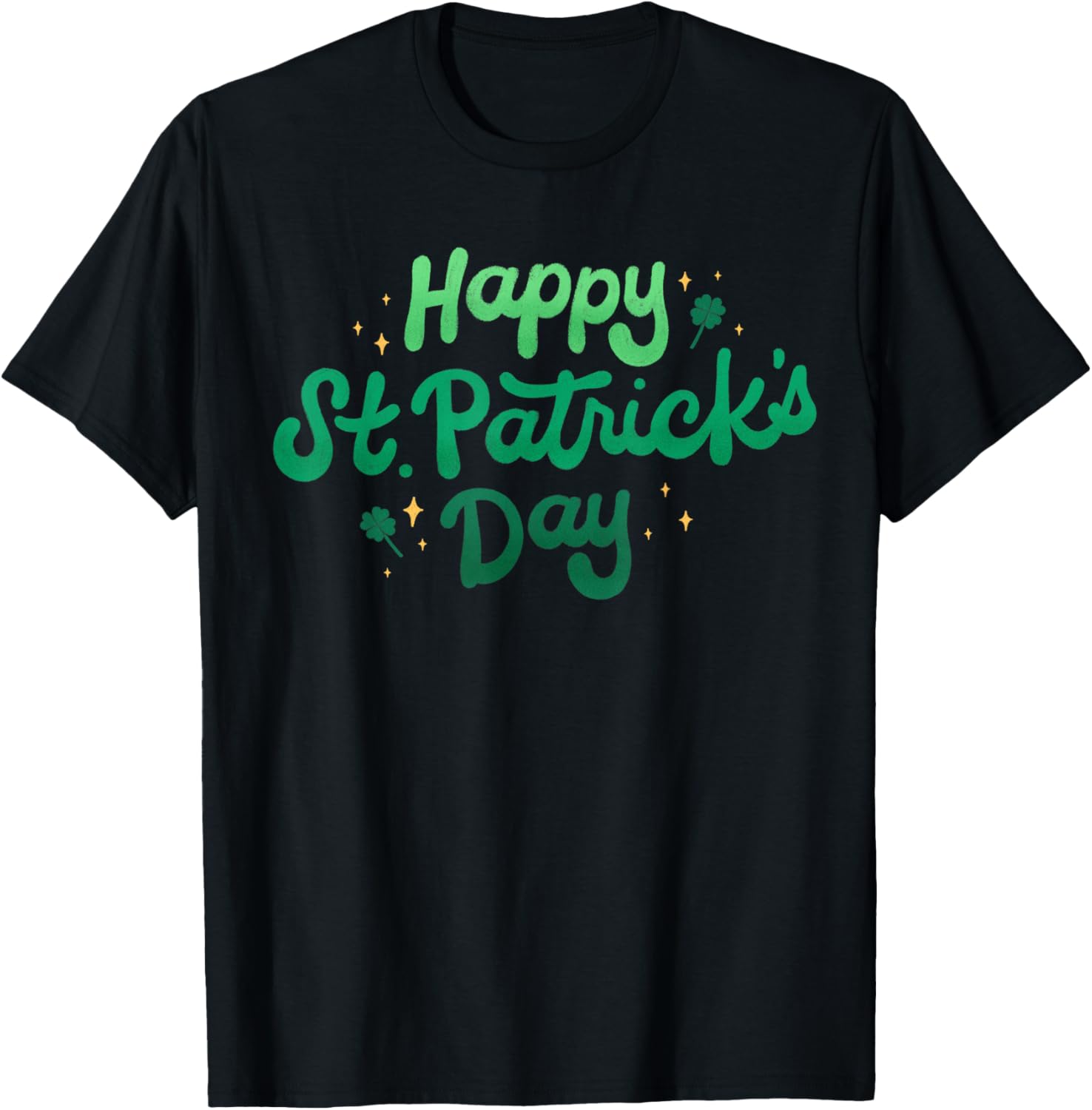 Happy St. Patrick's Day 2025 Family Shamrock Matching T-Shirts - 1