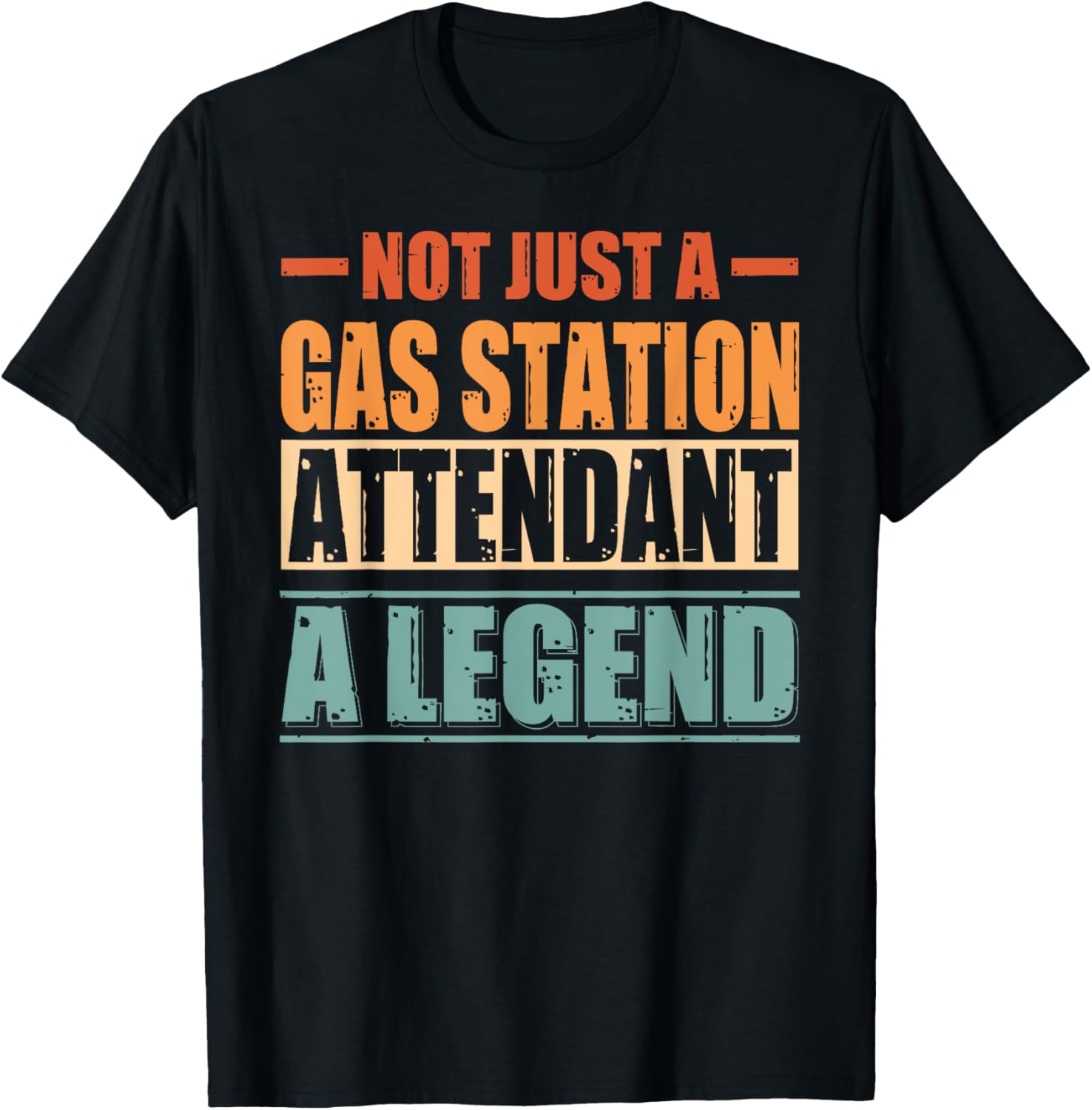 Funny Retro Gas Station Attendant T-Shirt for Car Lovers and Humor Fans - 1