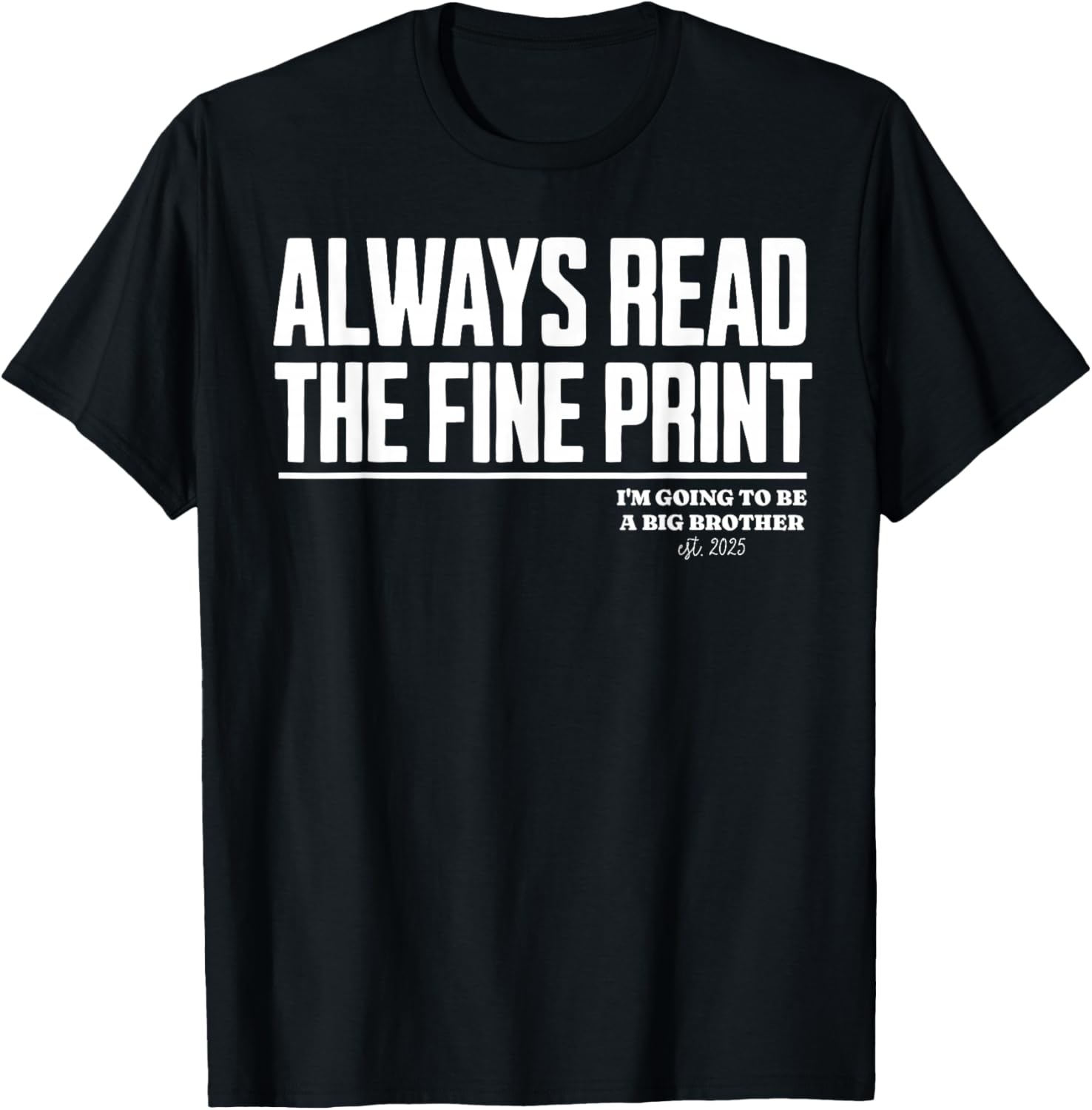 Big Brother 2025 Pregnancy Announcement T-Shirt for Fun Family Reveal - 2