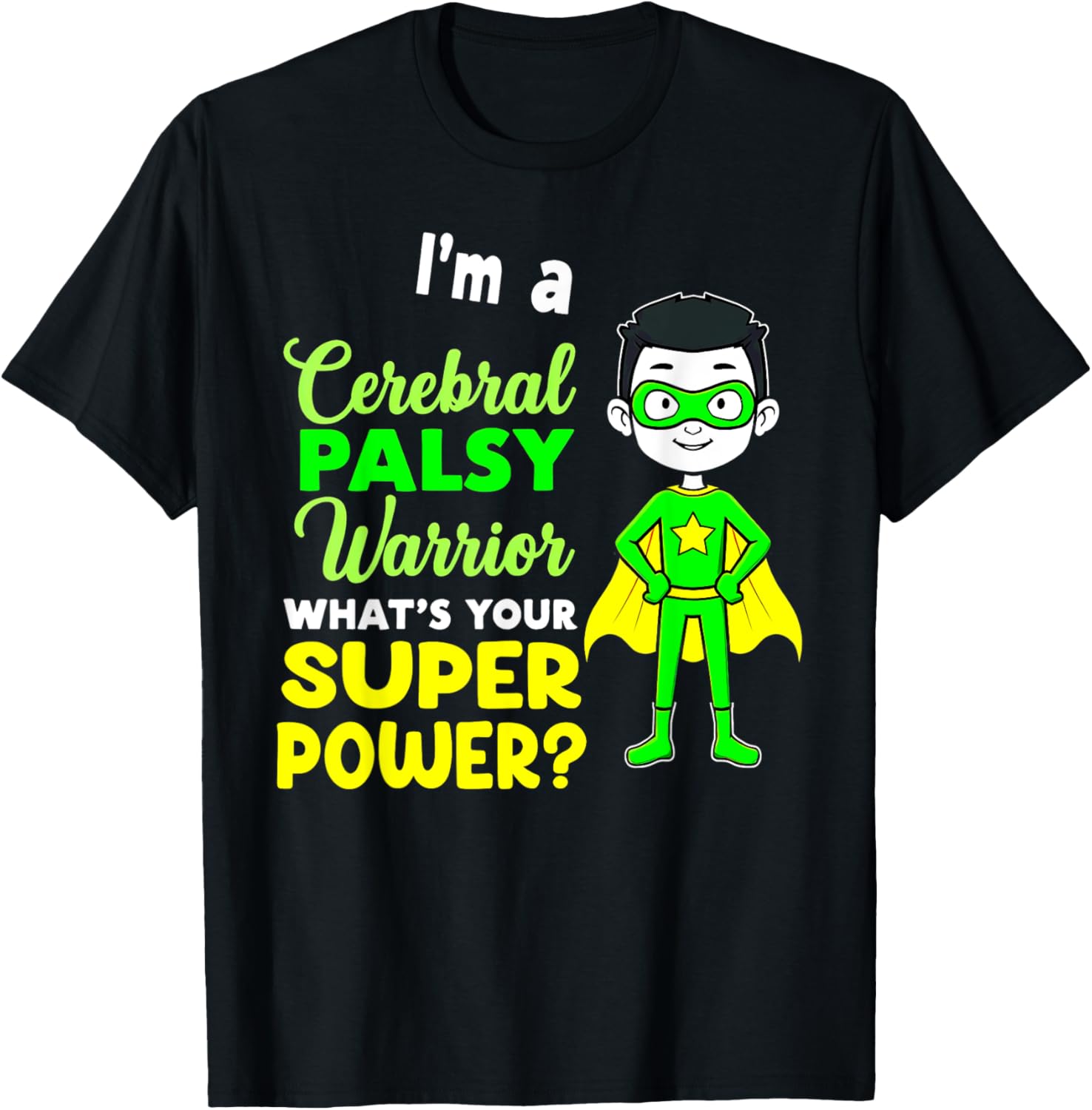 Kids Cerebral Palsy Warrior T-Shirt for Awareness and Support - 11
