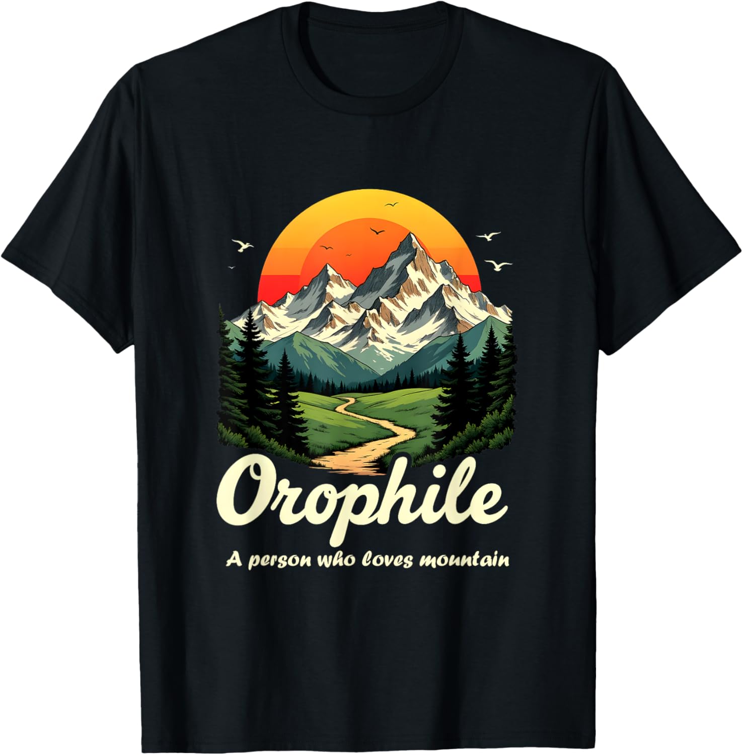 Mountain Lover T-Shirt for Outdoorsy Orophiles - Nature Gift Idea - 7